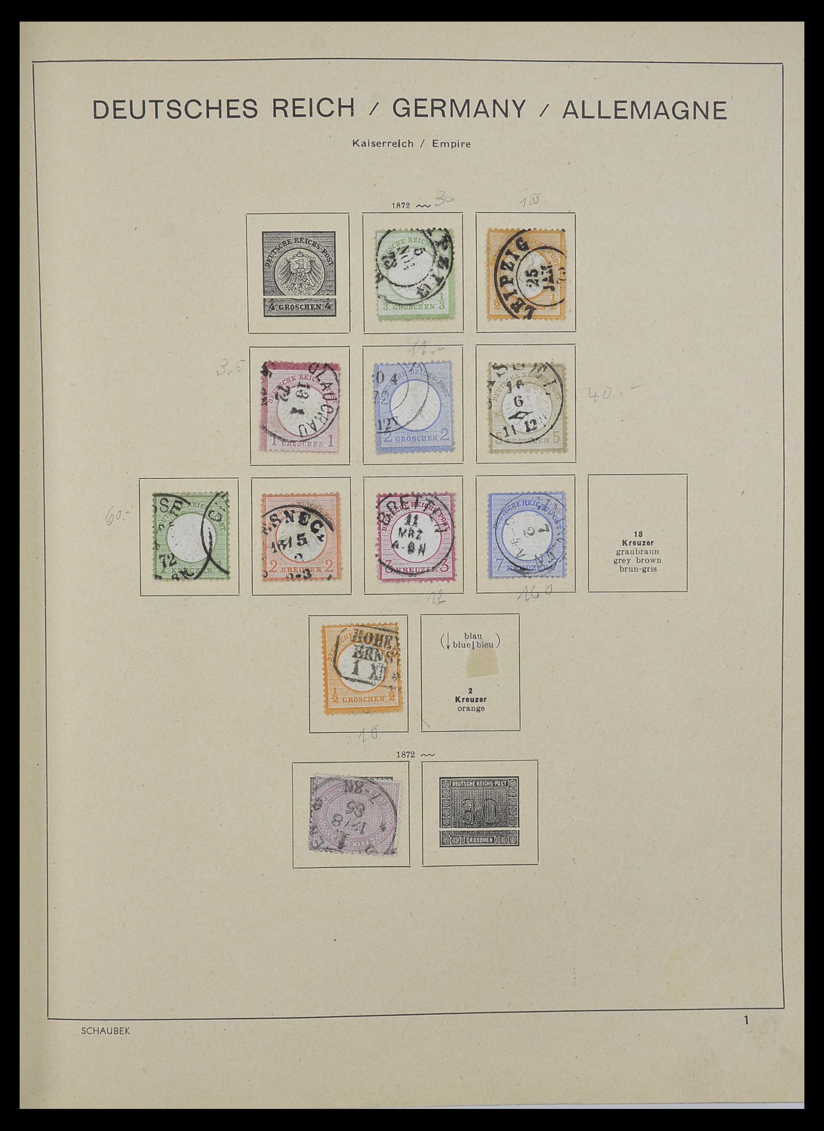 33192 014 - Postzegelverzameling 33192 Duitsland 1850-1984.