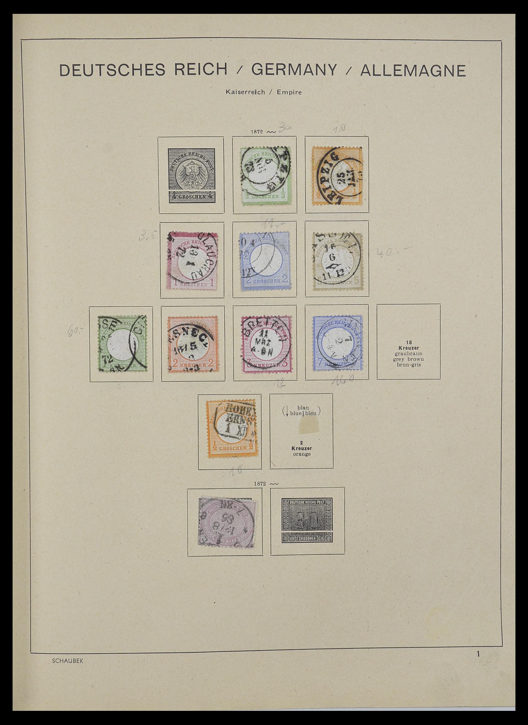 33192 014 - Postzegelverzameling 33192 Duitsland 1850-1984.