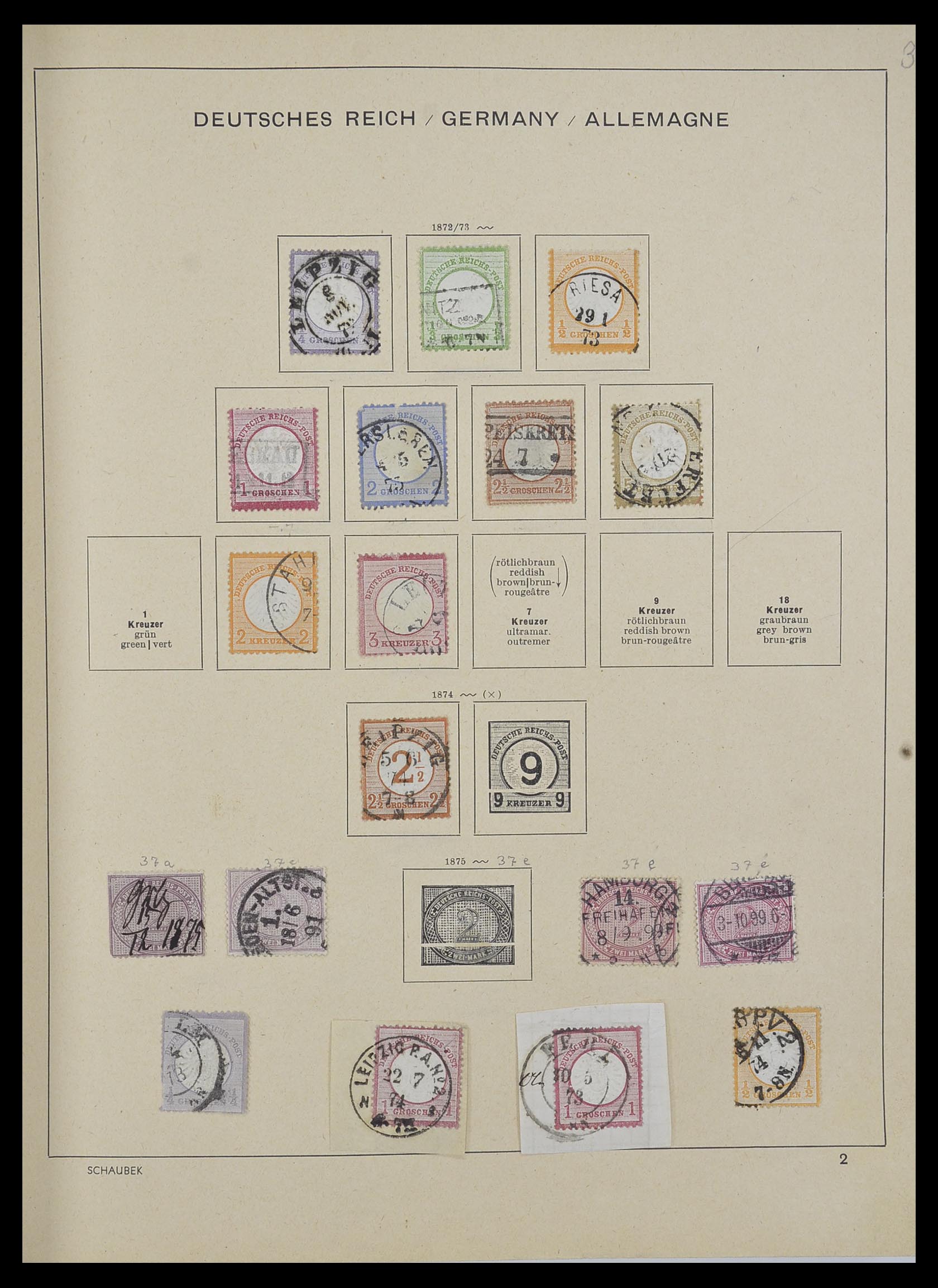 33192 015 - Postzegelverzameling 33192 Duitsland 1850-1984.