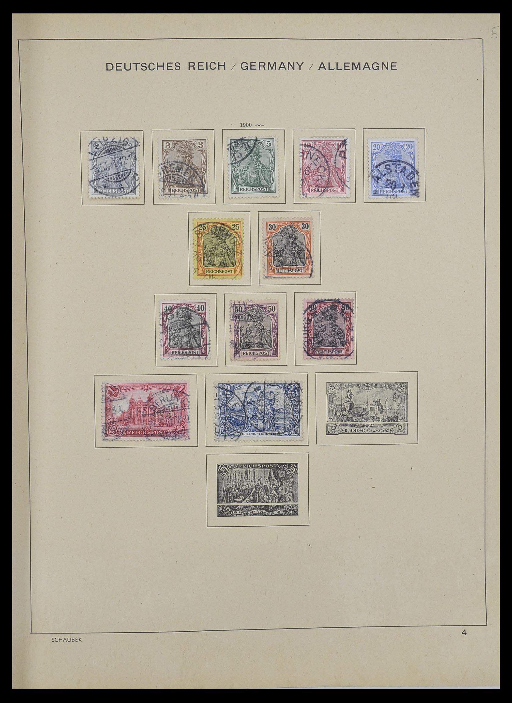 33192 017 - Postzegelverzameling 33192 Duitsland 1850-1984.