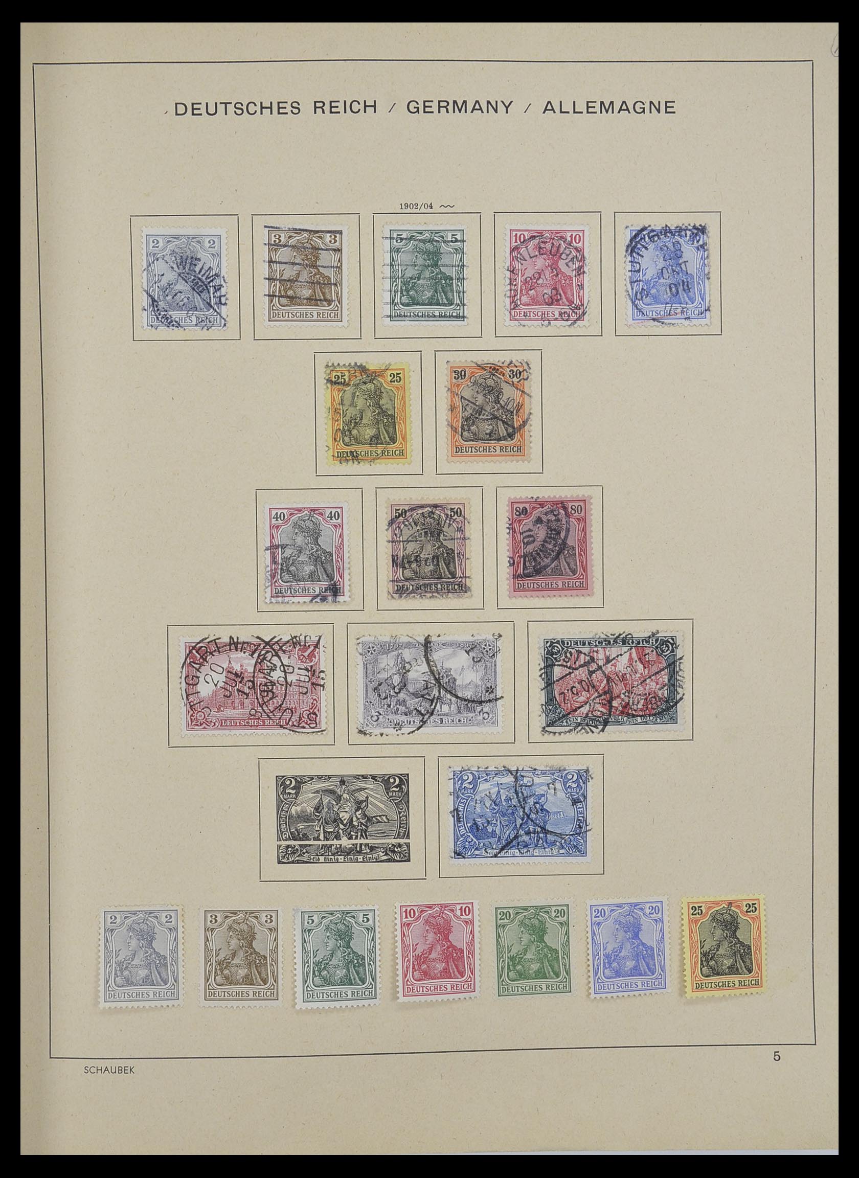 33192 018 - Postzegelverzameling 33192 Duitsland 1850-1984.