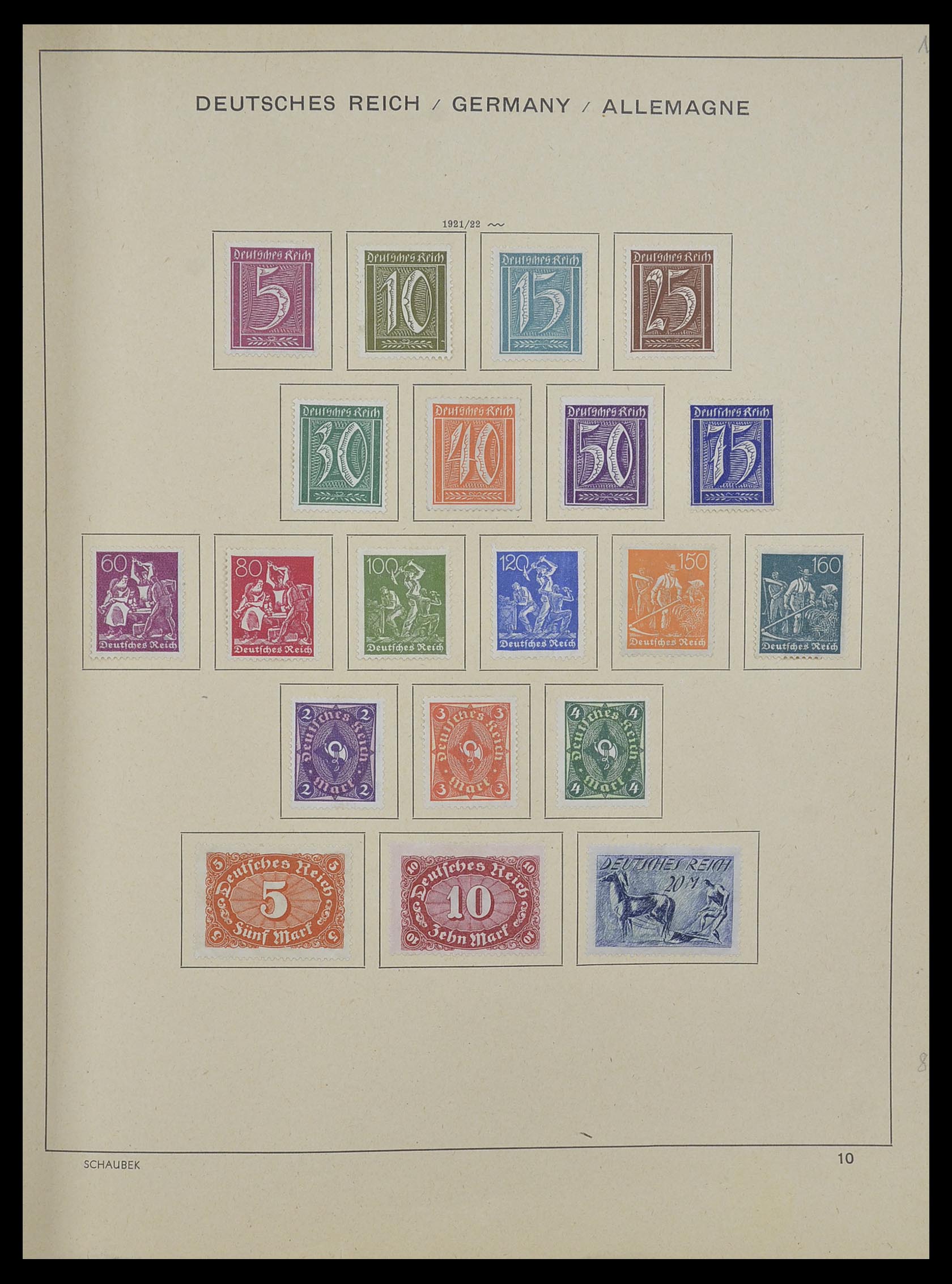 33192 025 - Postzegelverzameling 33192 Duitsland 1850-1984.