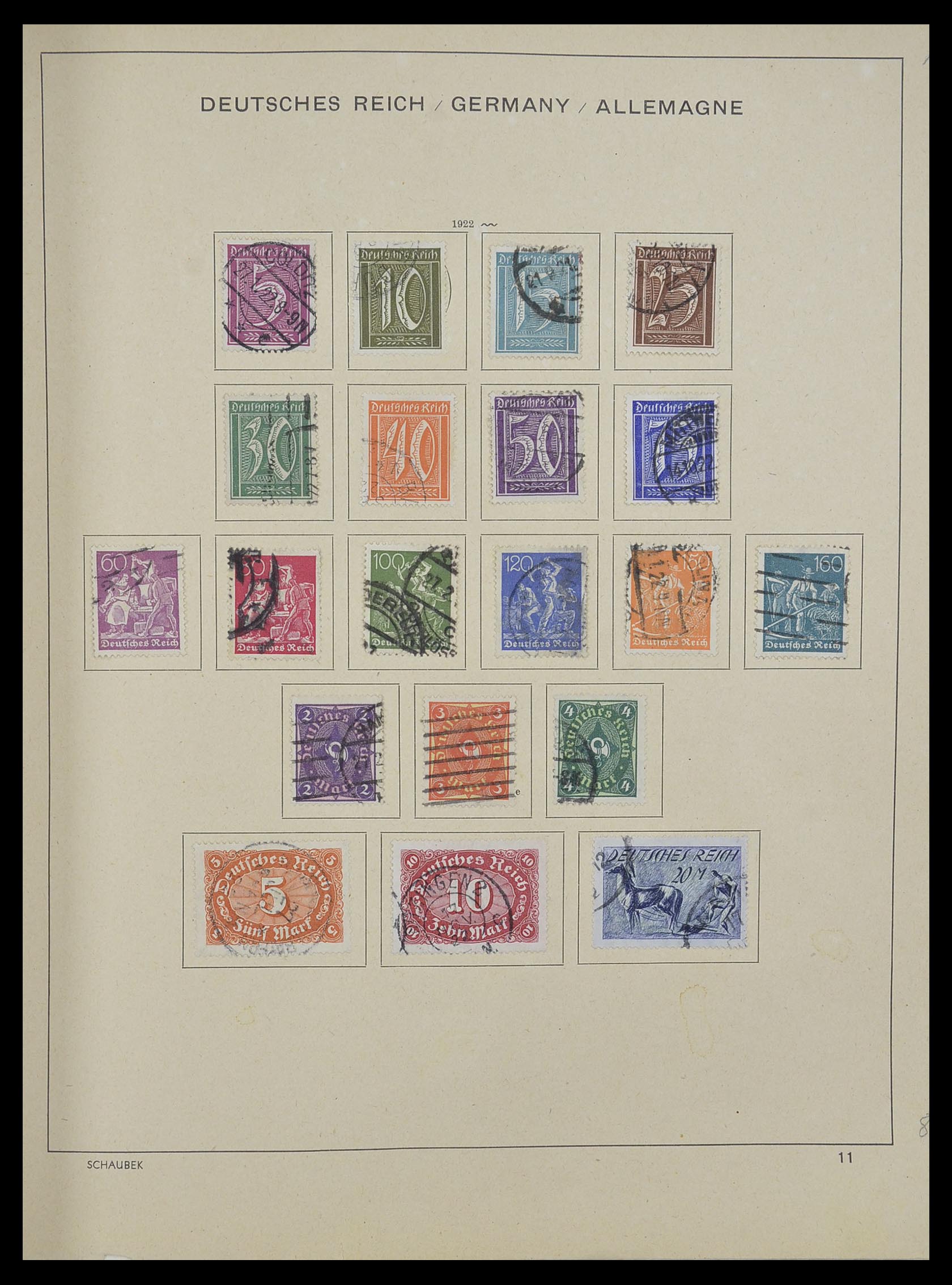 33192 026 - Postzegelverzameling 33192 Duitsland 1850-1984.