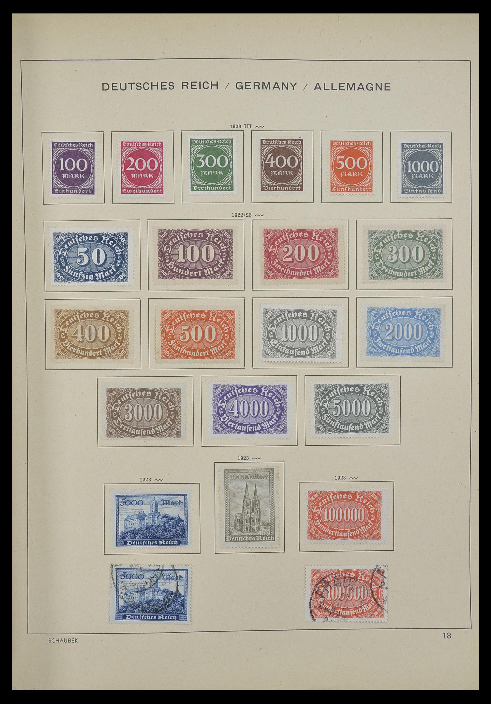 33192 030 - Postzegelverzameling 33192 Duitsland 1850-1984.