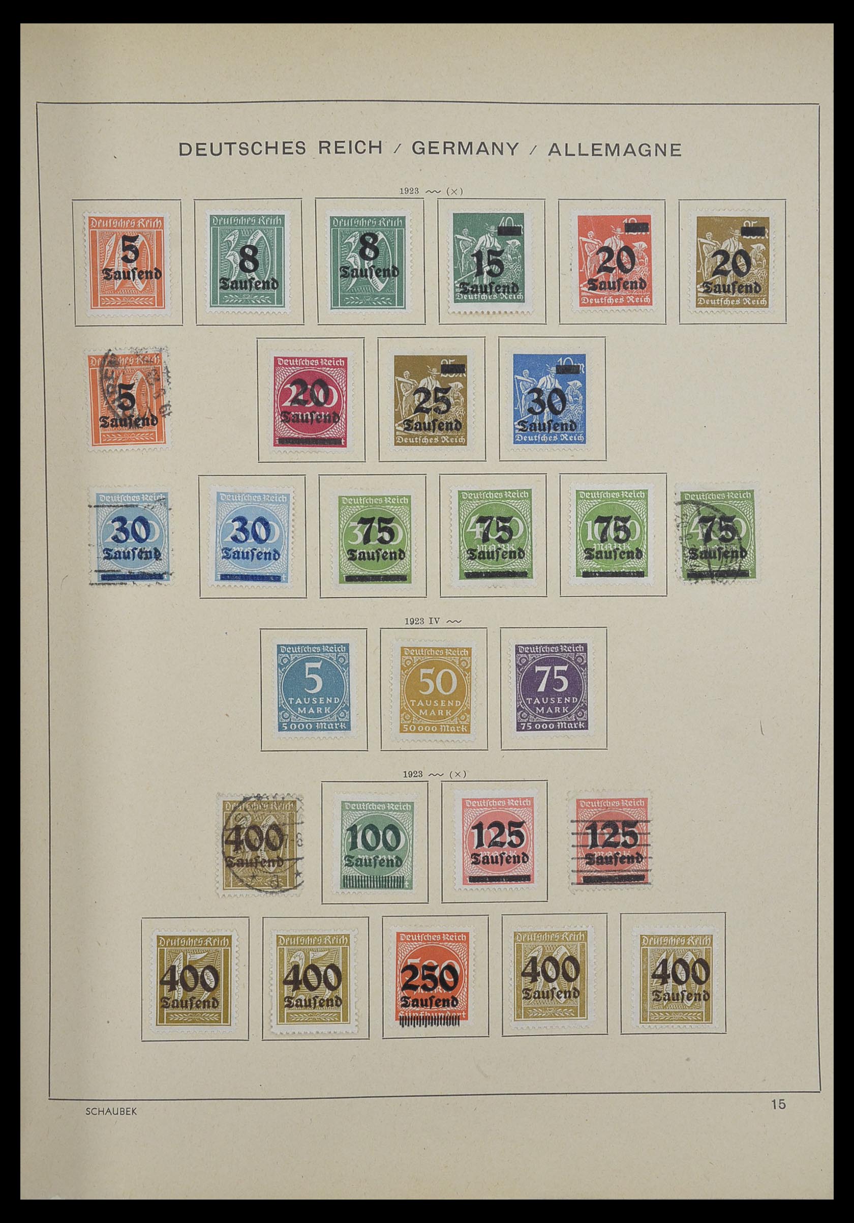 33192 032 - Stamp collection 33192 Germany 1850-1984.