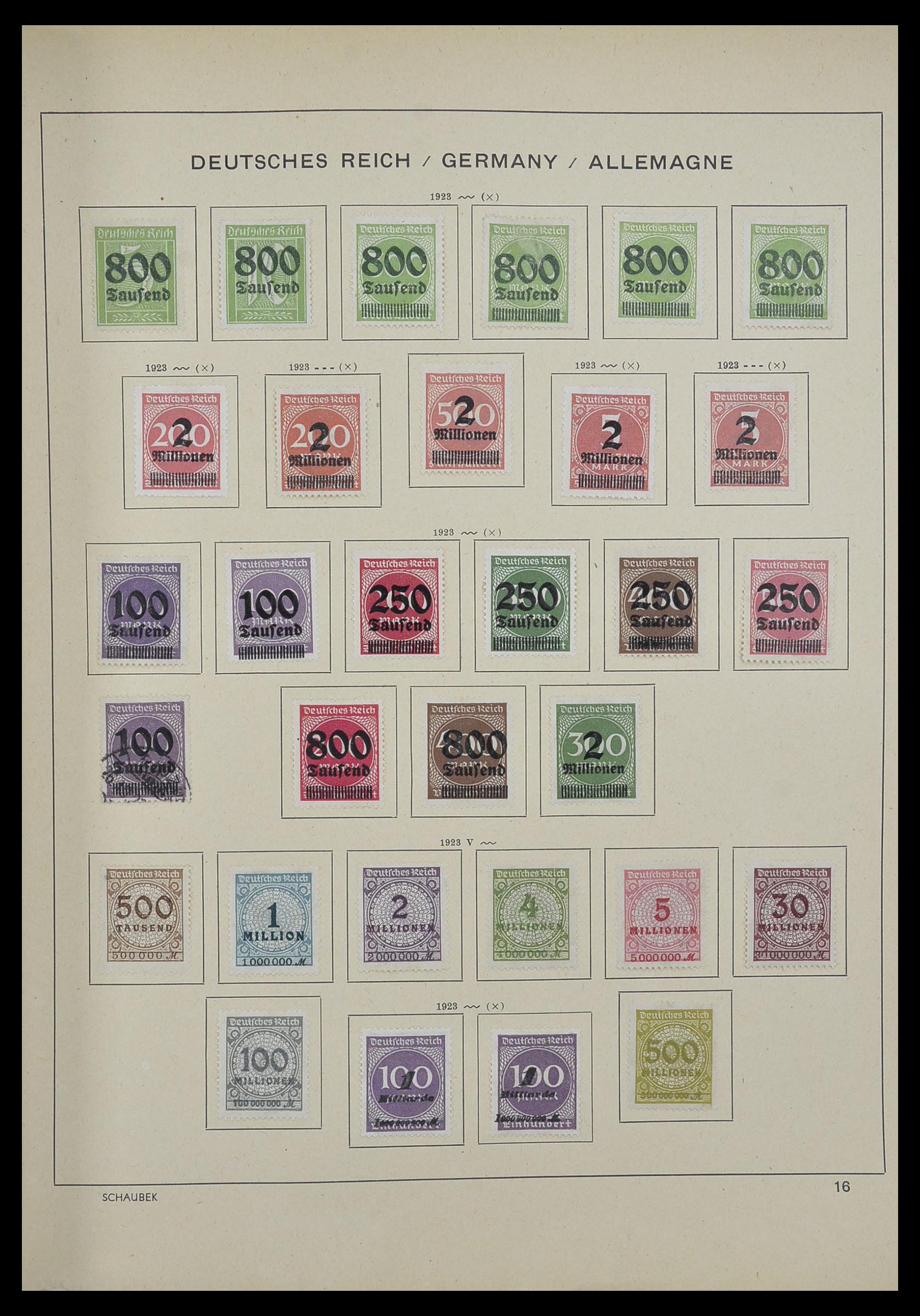 33192 034 - Stamp collection 33192 Germany 1850-1984.