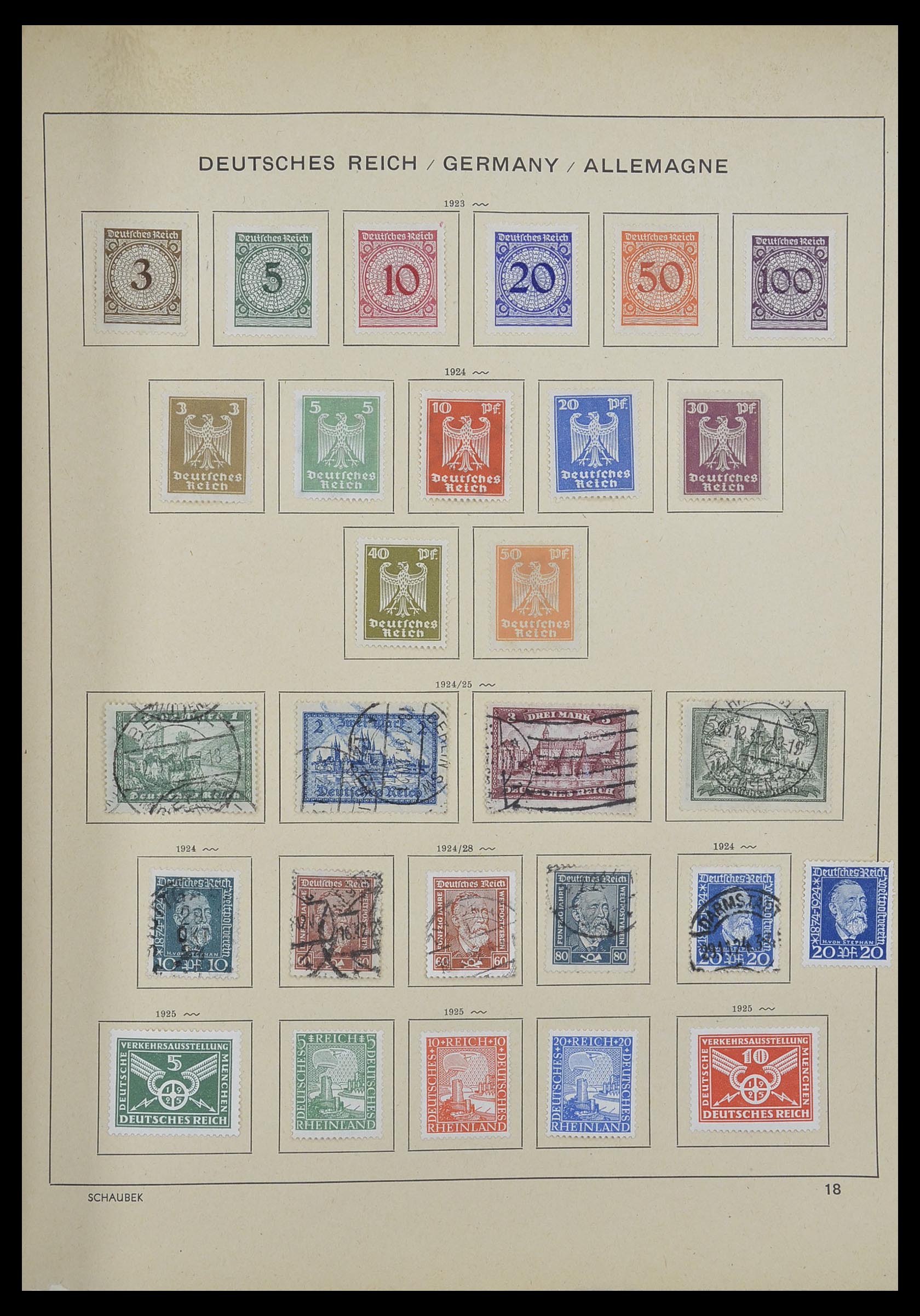 33192 036 - Postzegelverzameling 33192 Duitsland 1850-1984.