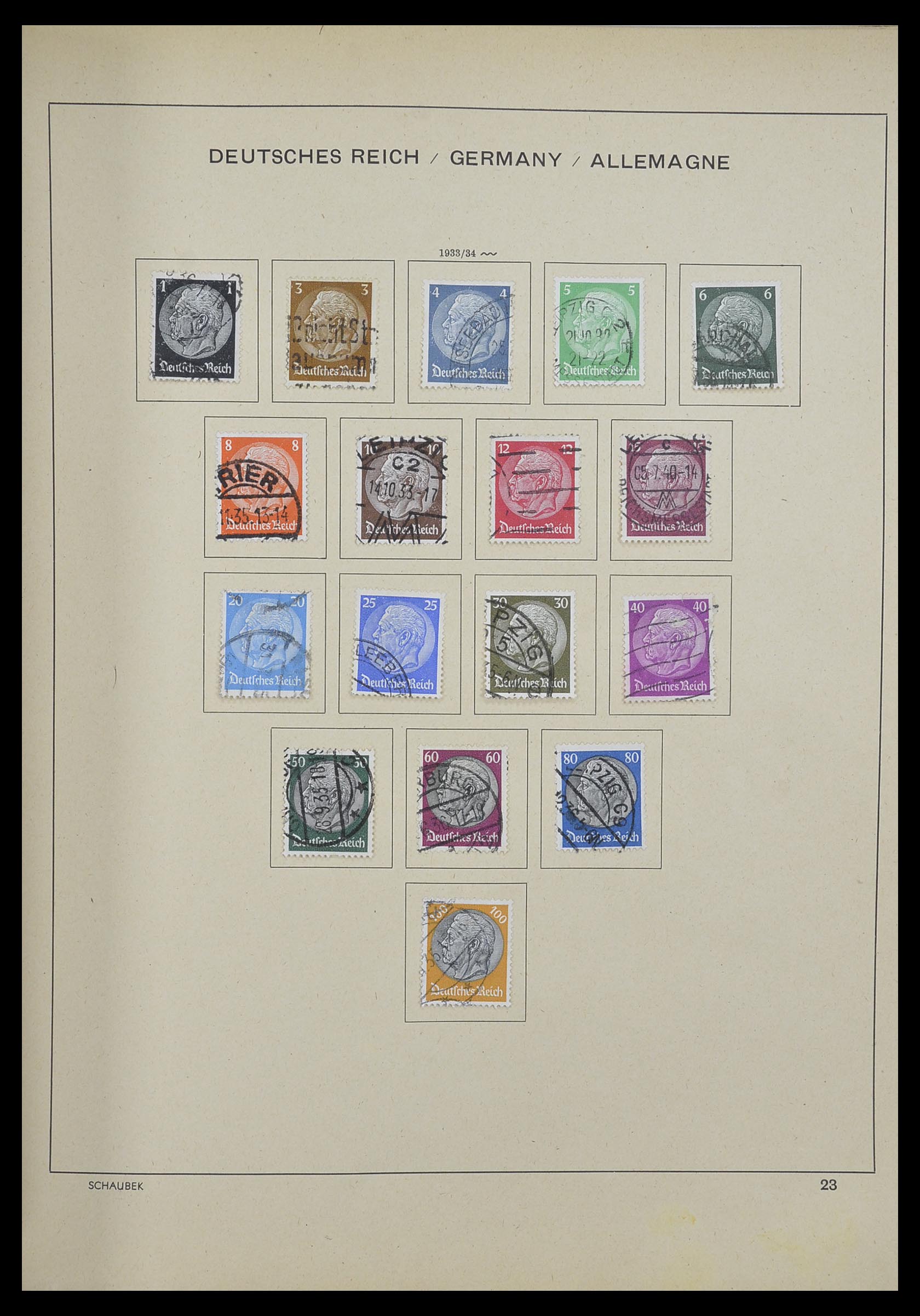 33192 044 - Stamp collection 33192 Germany 1850-1984.