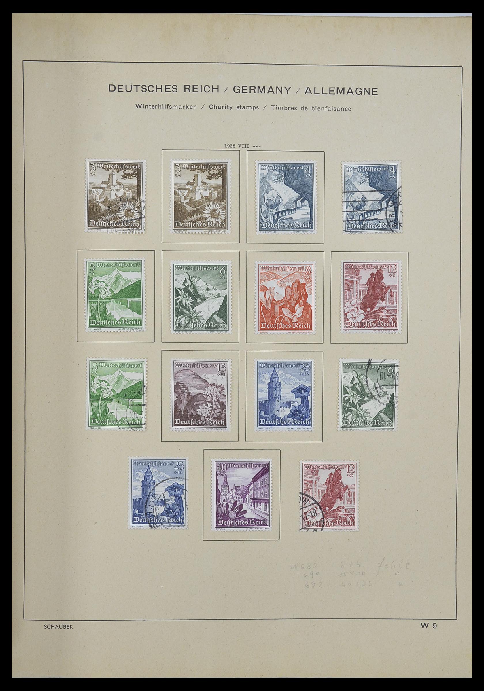 33192 056 - Stamp collection 33192 Germany 1850-1984.