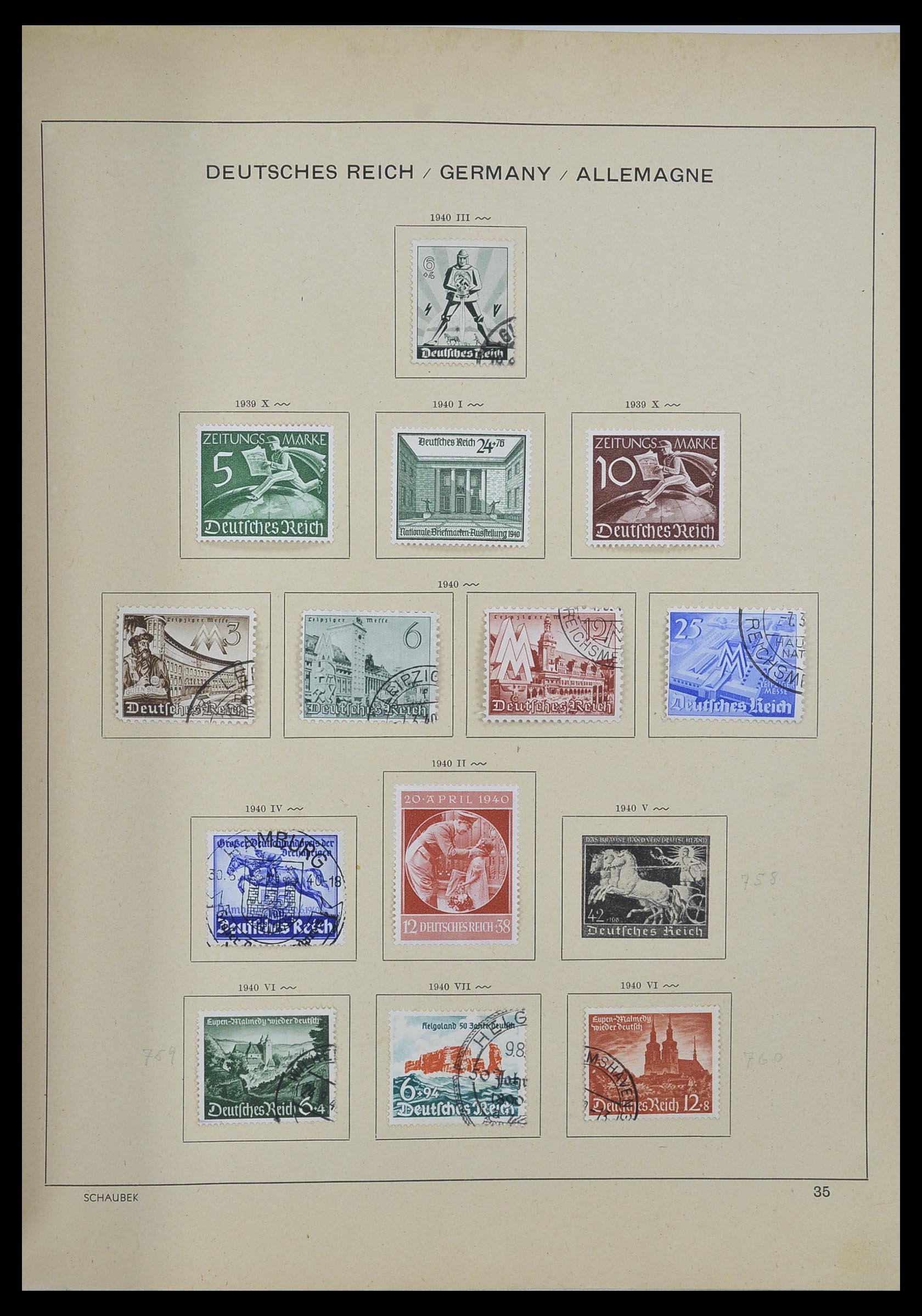 33192 062 - Stamp collection 33192 Germany 1850-1984.