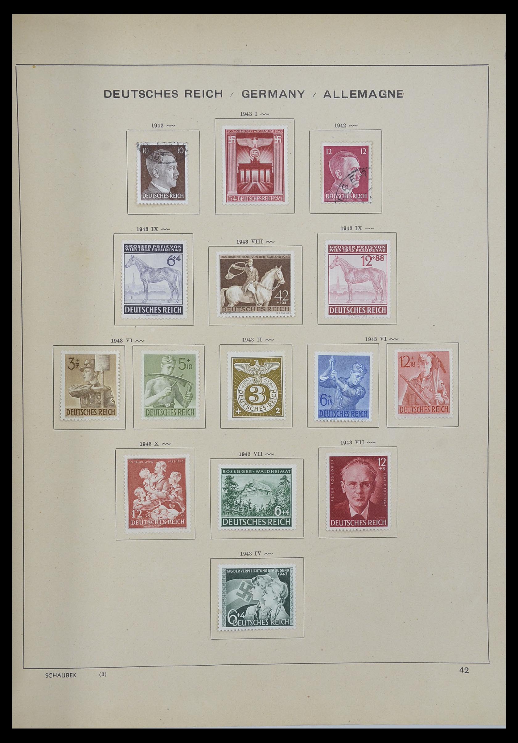 33192 073 - Stamp collection 33192 Germany 1850-1984.