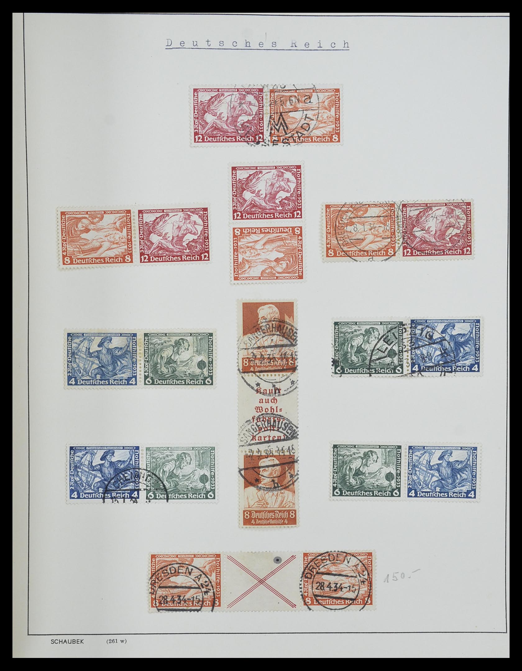 33192 090 - Stamp collection 33192 Germany 1850-1984.