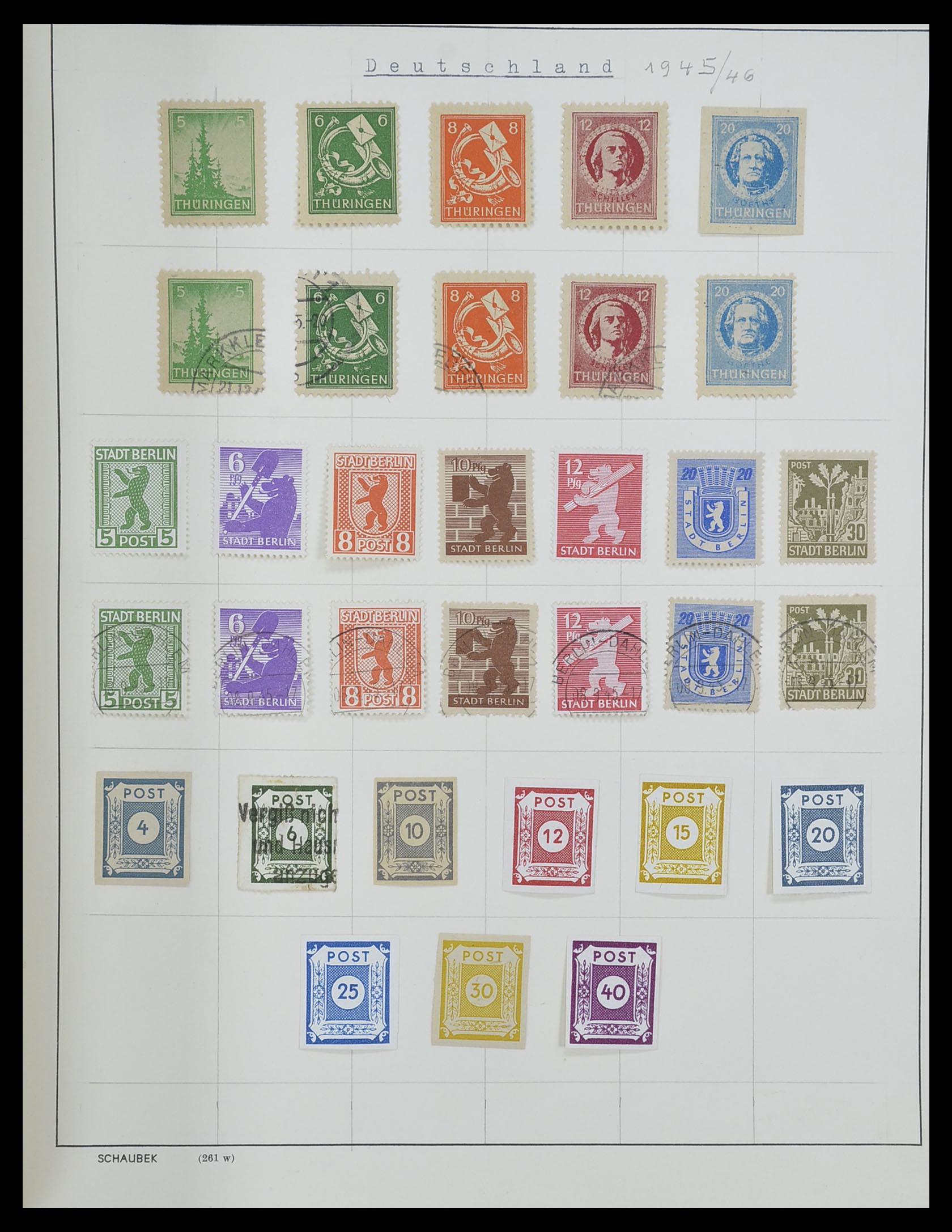 33192 093 - Stamp collection 33192 Germany 1850-1984.