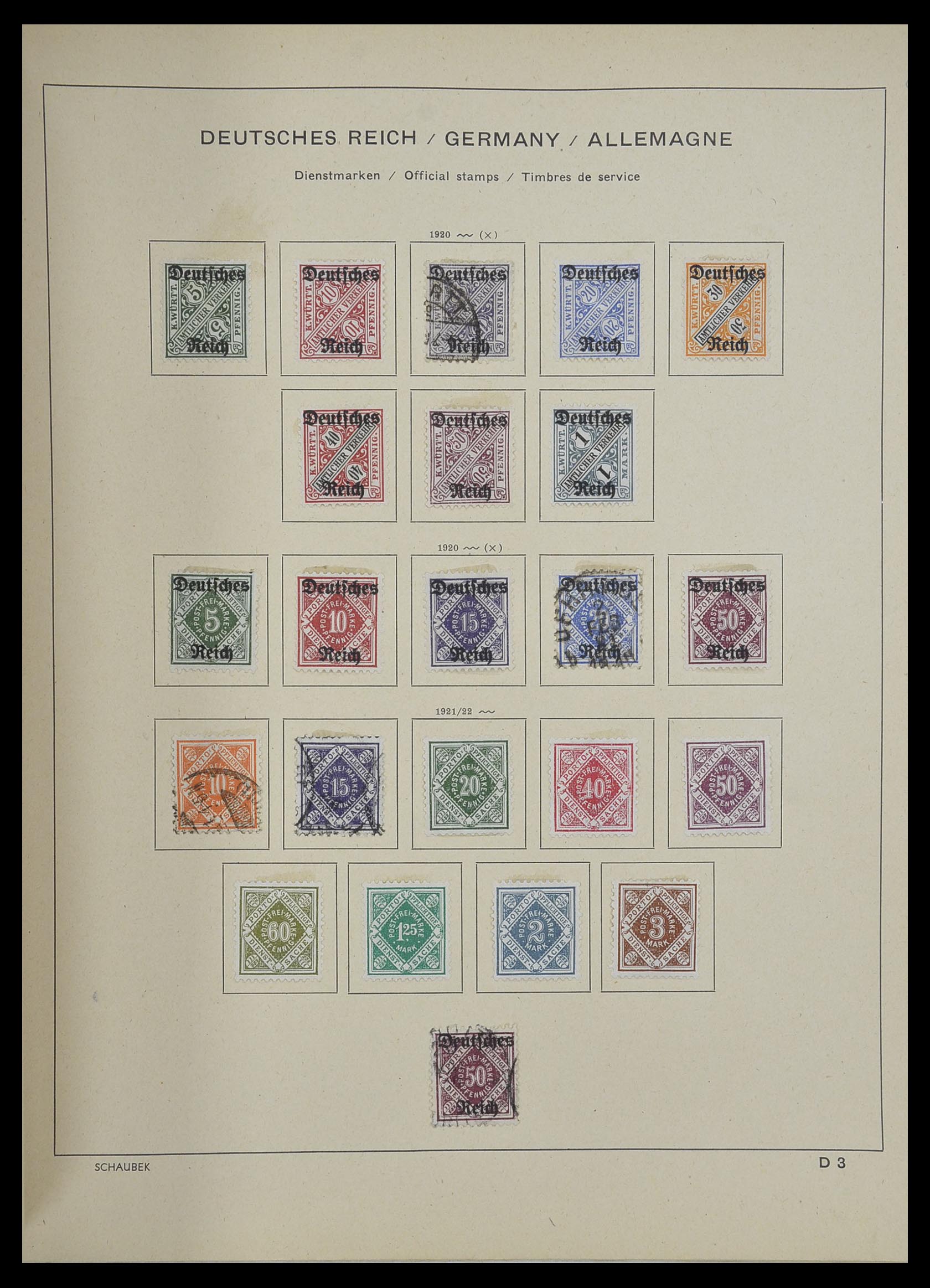 33192 097 - Stamp collection 33192 Germany 1850-1984.