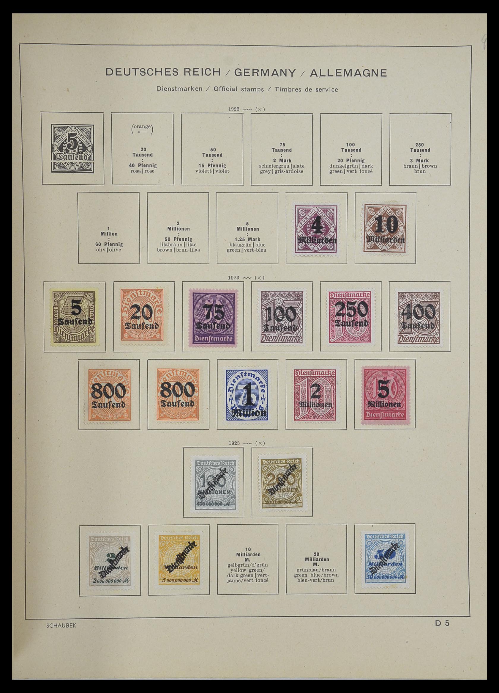 33192 099 - Stamp collection 33192 Germany 1850-1984.