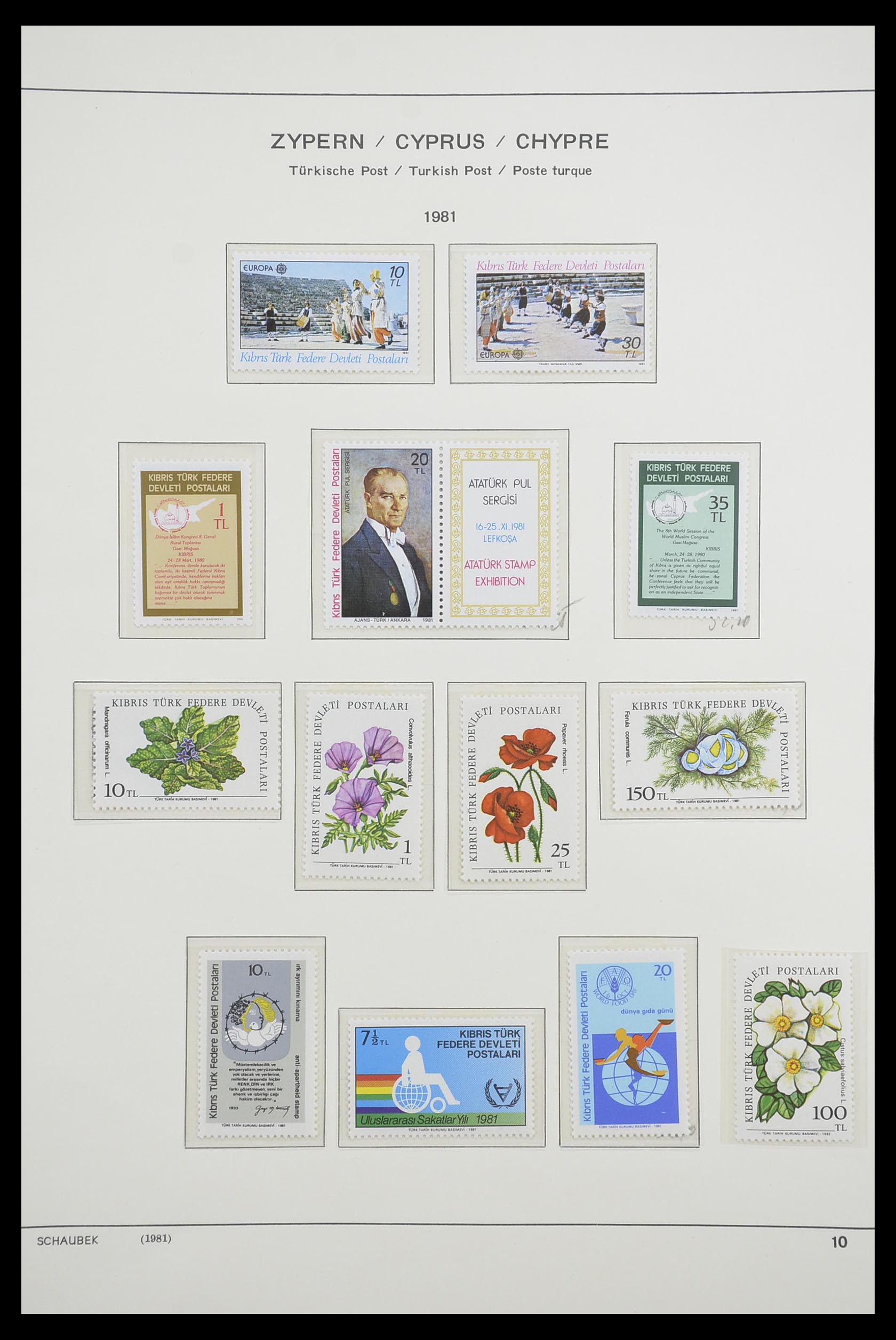 33204 093 - Stamp collection 33204 Cyprus 1960-1992.