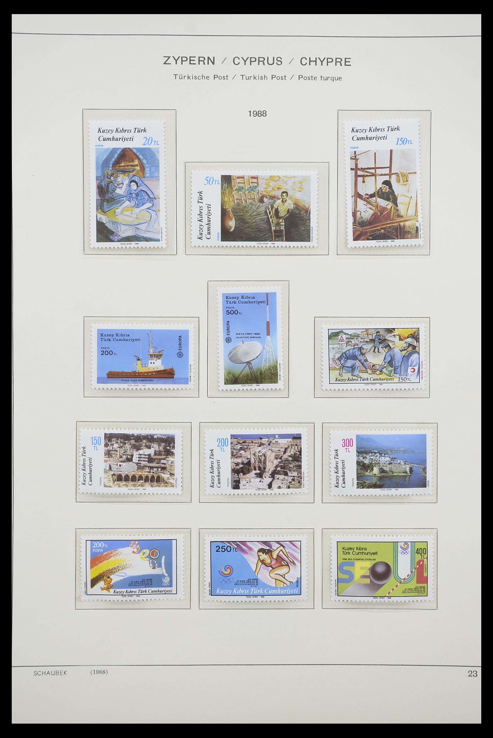 33204 110 - Stamp collection 33204 Cyprus 1960-1992.