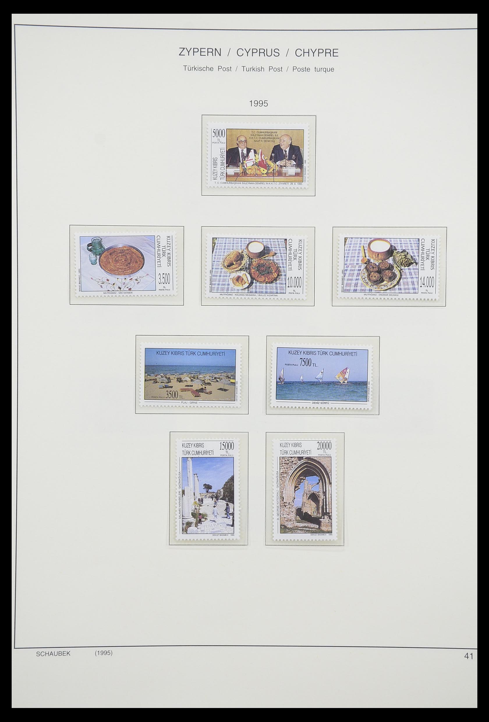 33204 128 - Postzegelverzameling 33204 Cyprus 1960-1992.
