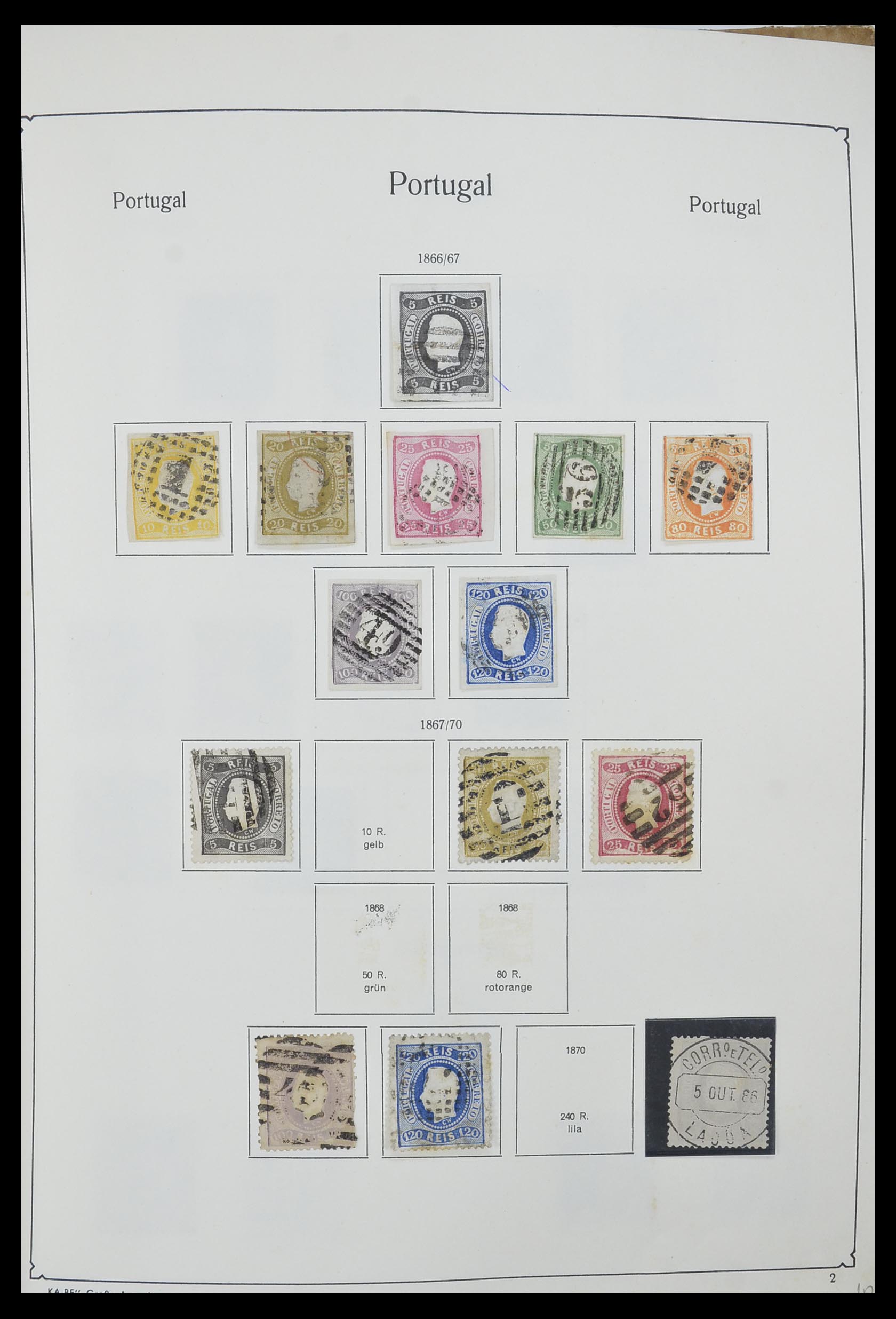 33205 002 - Postzegelverzameling 33205 Portugal 1853-1982.