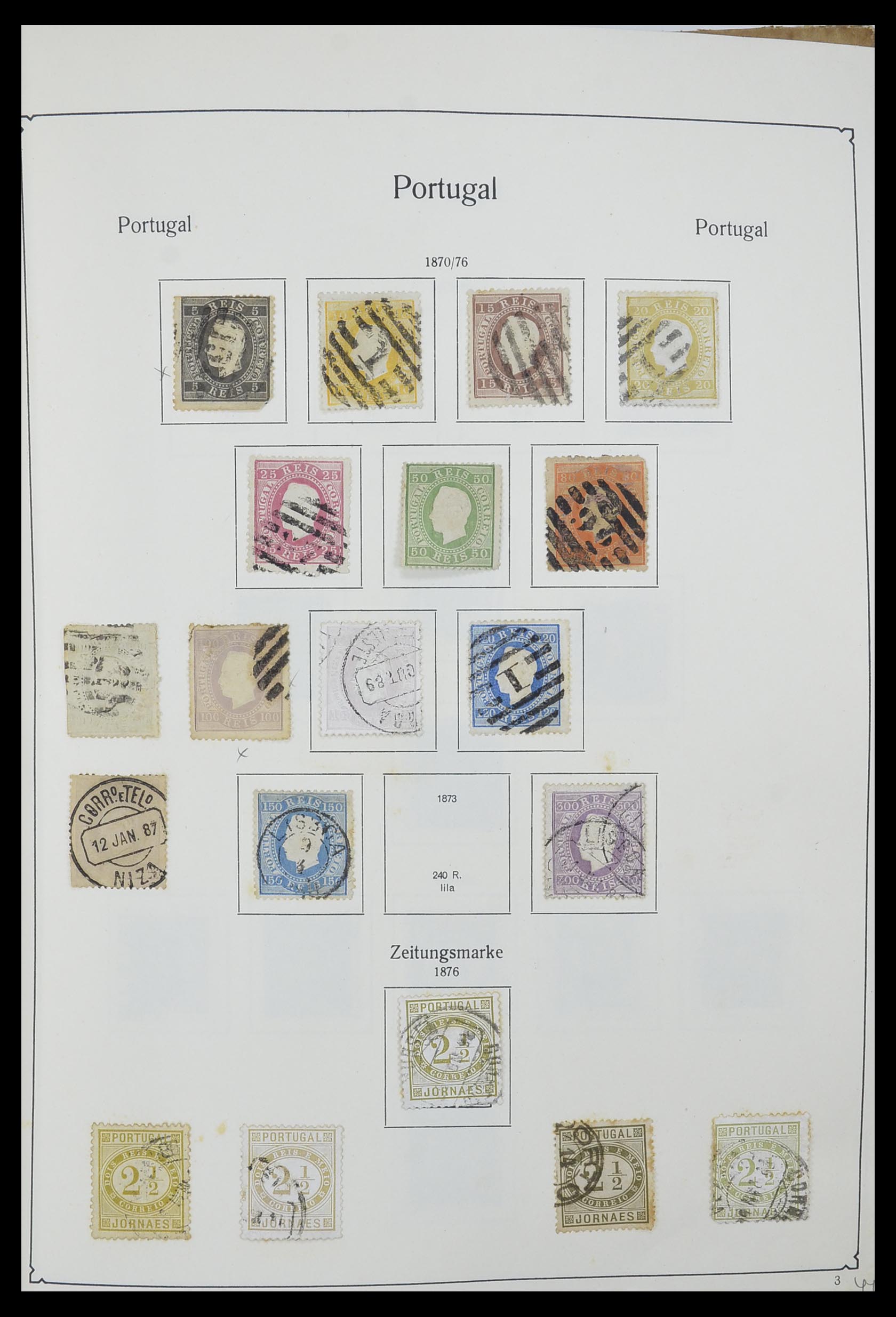 33205 003 - Postzegelverzameling 33205 Portugal 1853-1982.