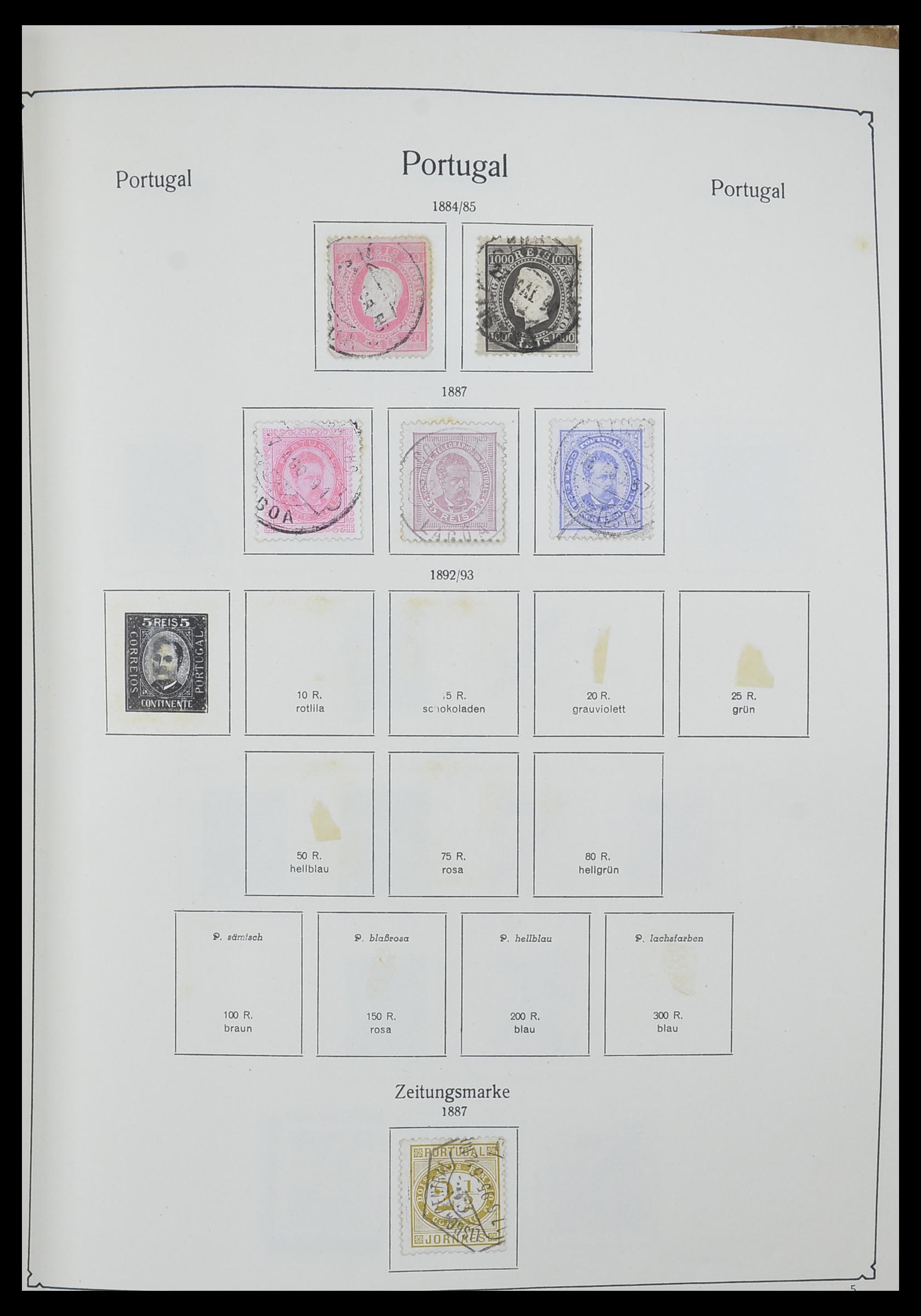 33205 005 - Postzegelverzameling 33205 Portugal 1853-1982.