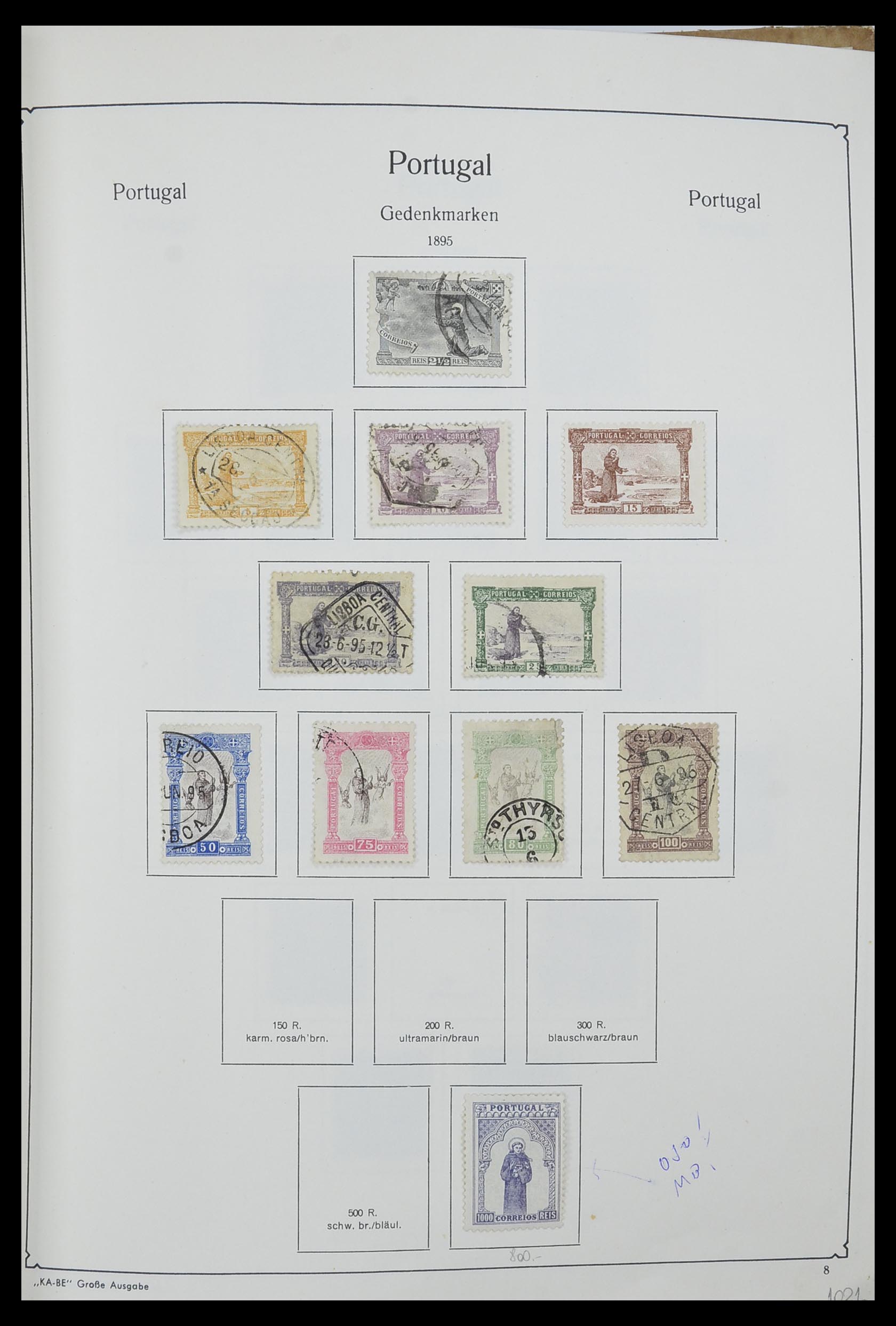 33205 008 - Postzegelverzameling 33205 Portugal 1853-1982.