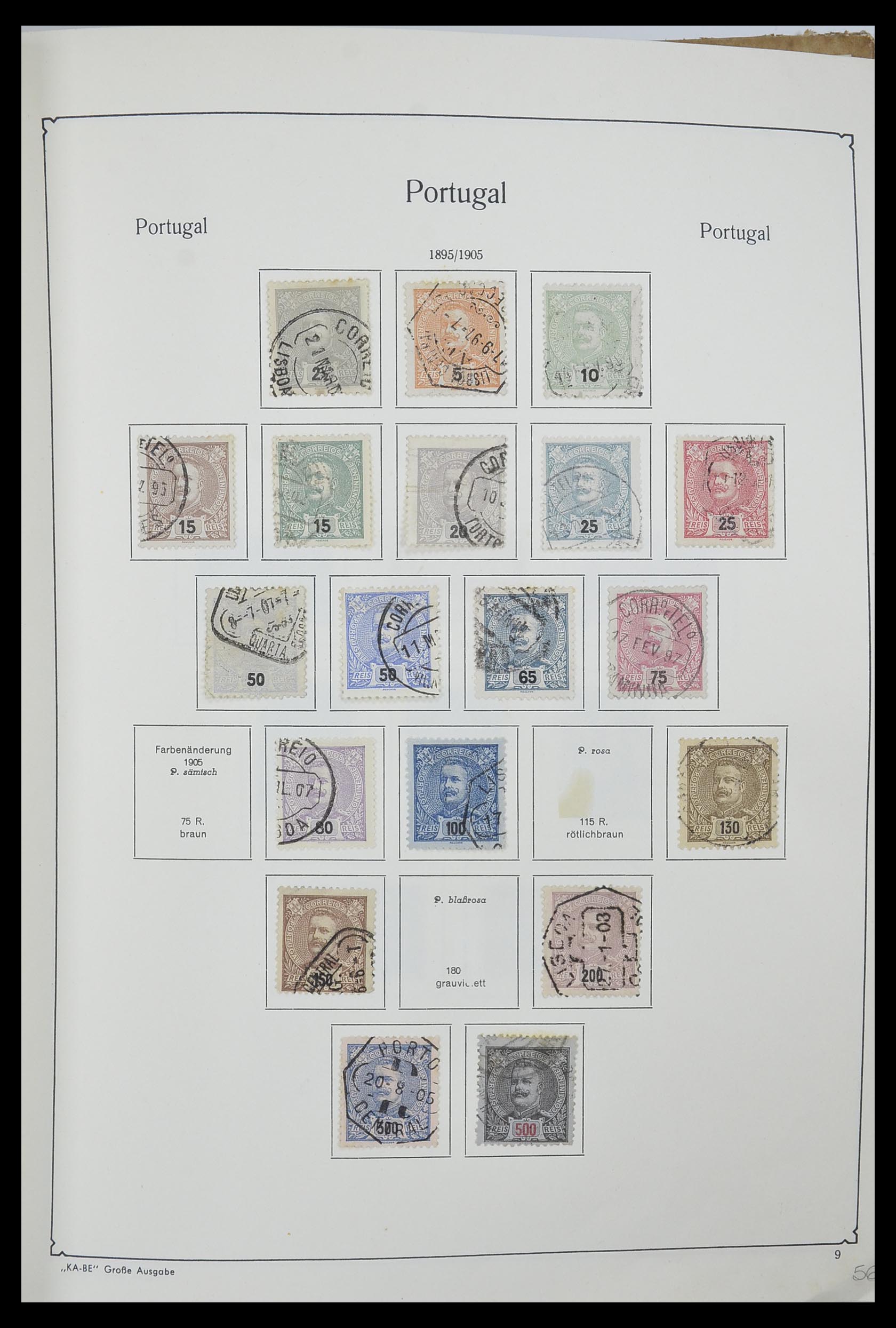 33205 009 - Postzegelverzameling 33205 Portugal 1853-1982.