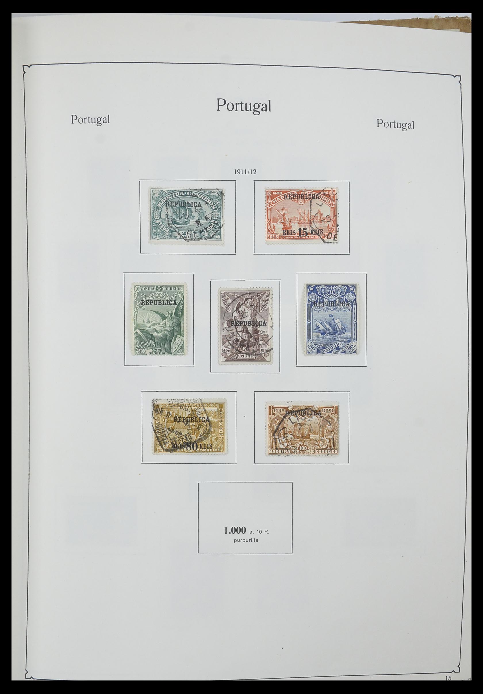 33205 017 - Postzegelverzameling 33205 Portugal 1853-1982.