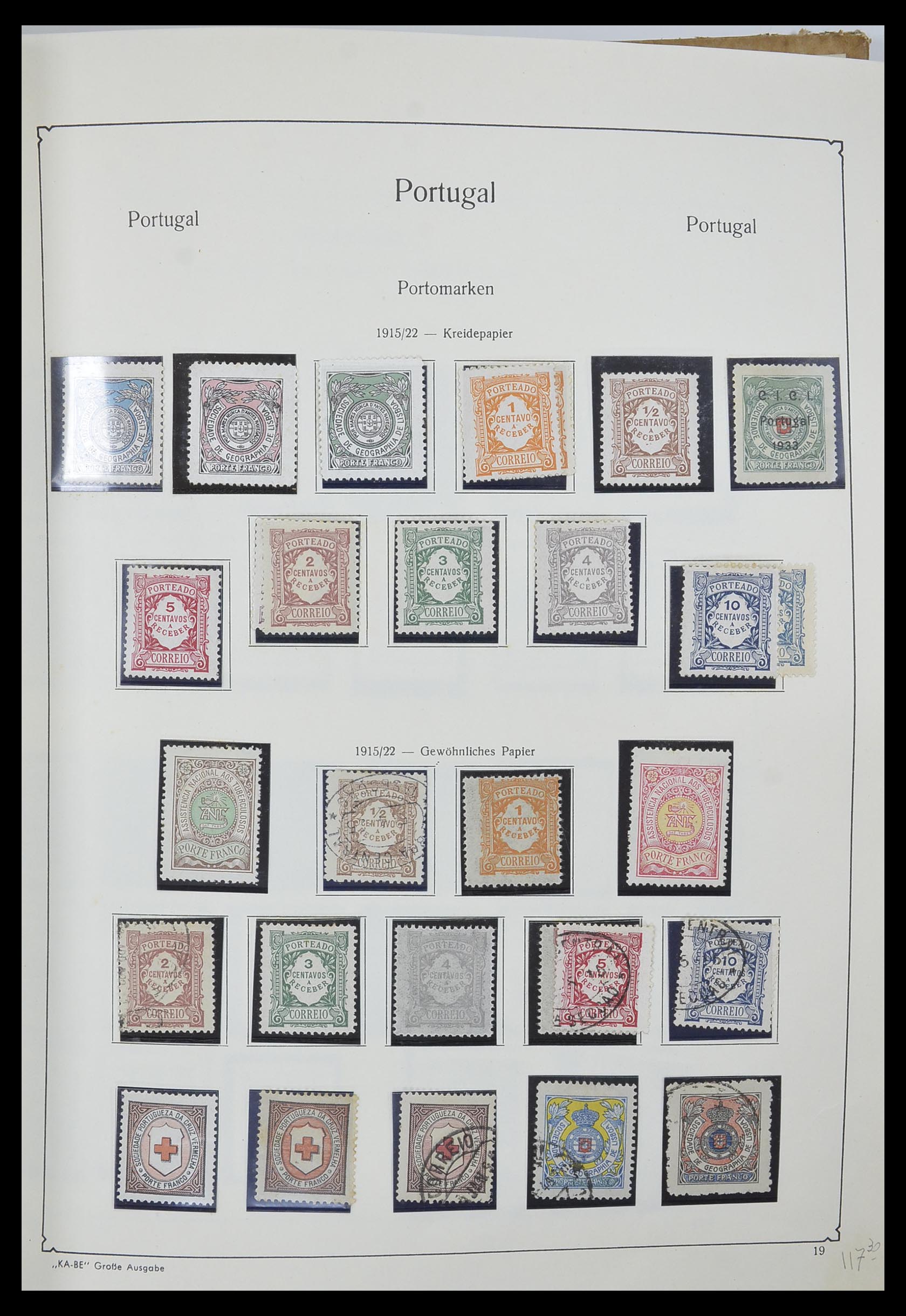 33205 021 - Postzegelverzameling 33205 Portugal 1853-1982.