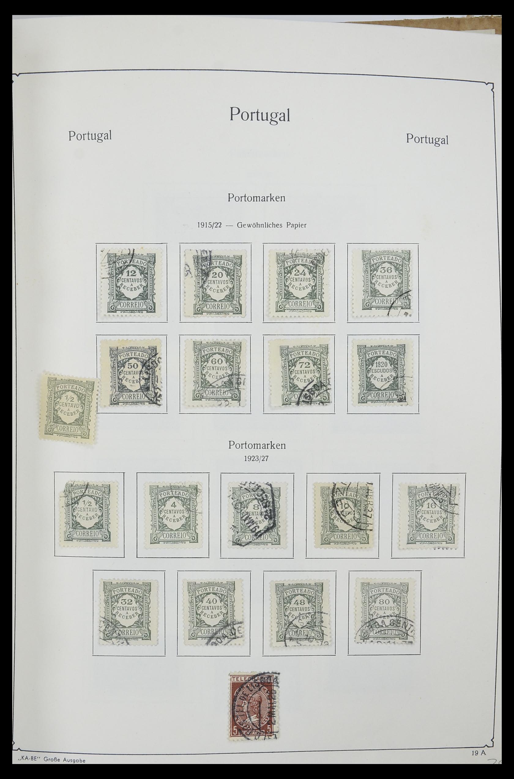 33205 023 - Postzegelverzameling 33205 Portugal 1853-1982.