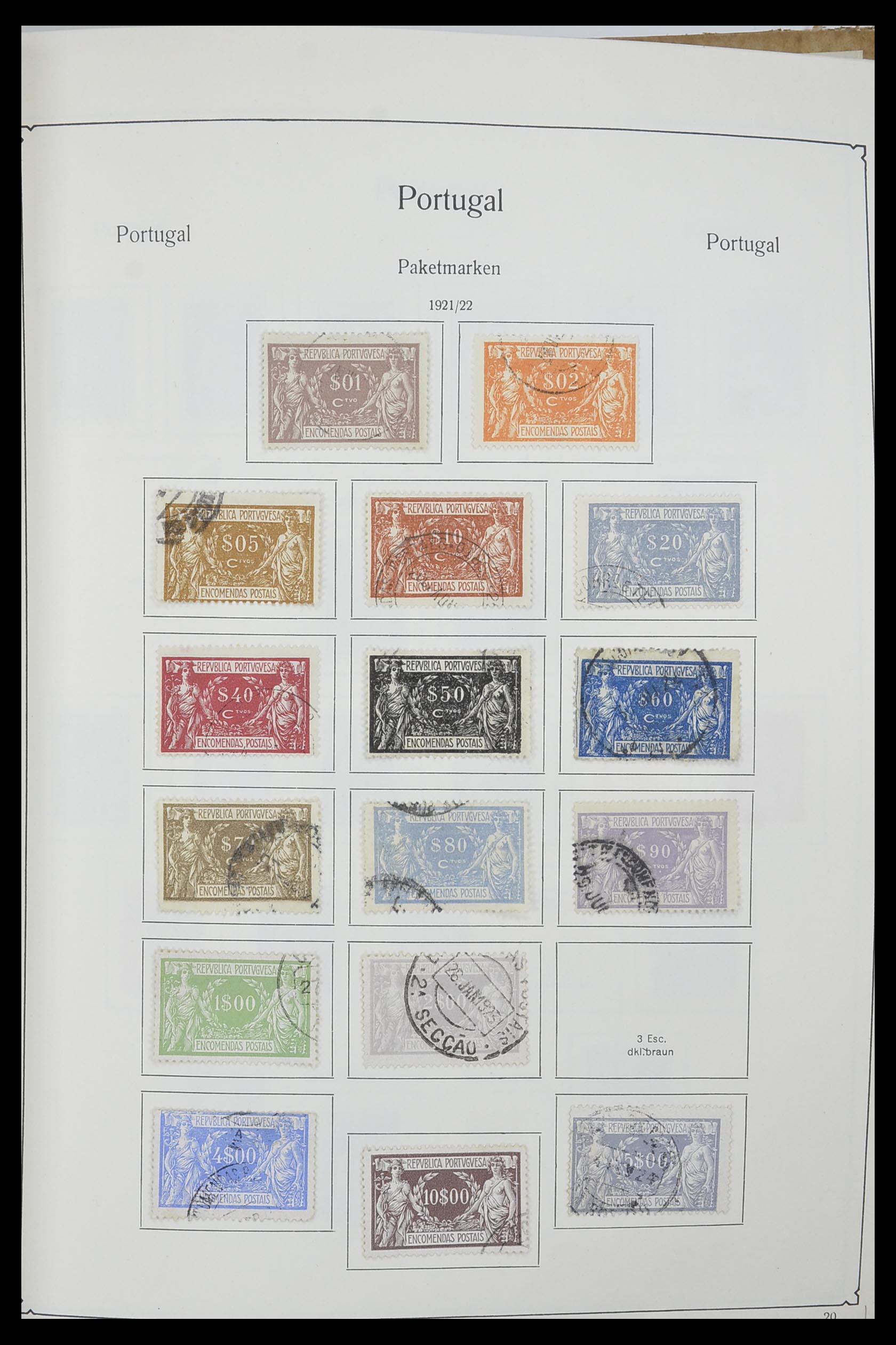 33205 024 - Postzegelverzameling 33205 Portugal 1853-1982.