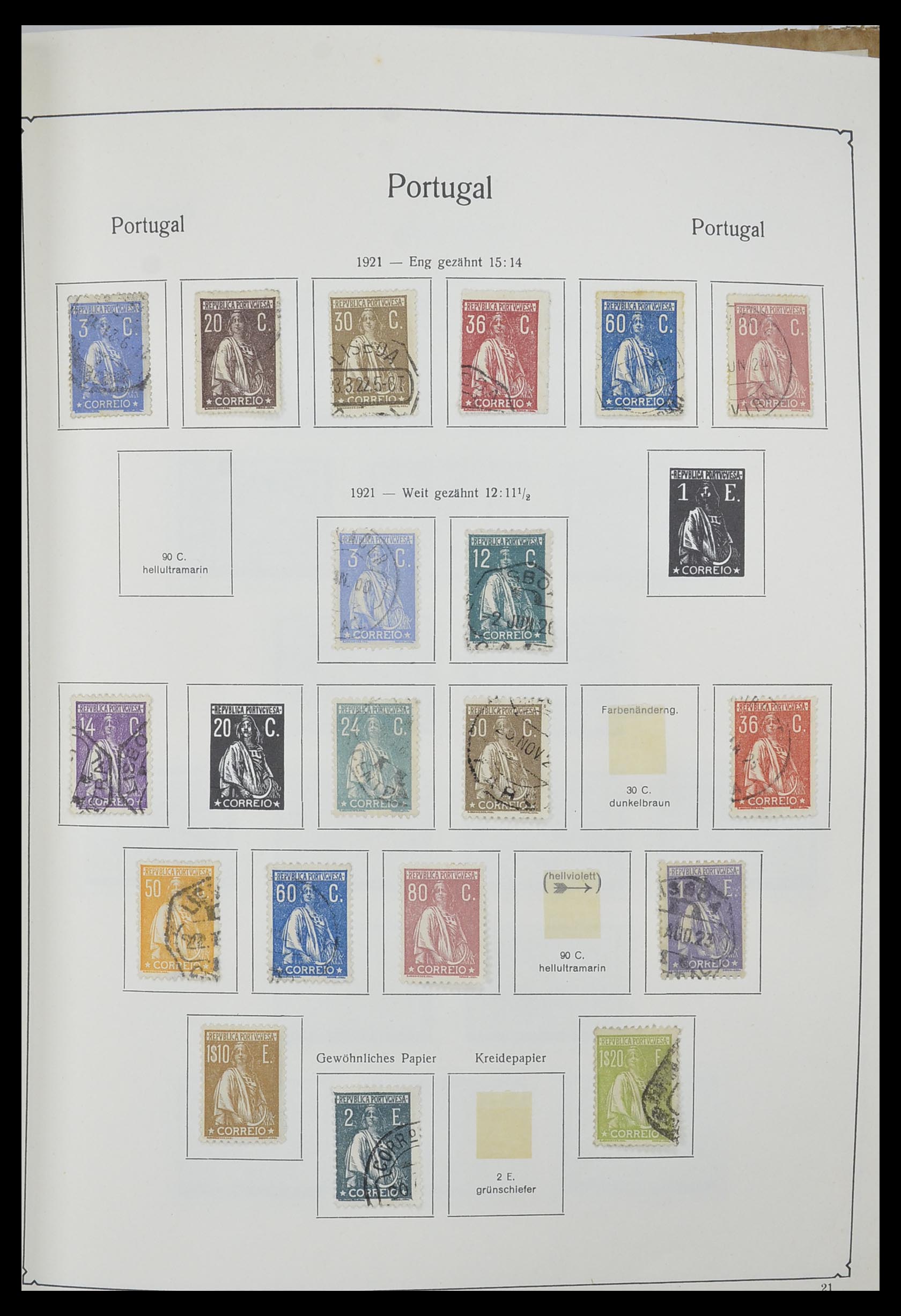 33205 025 - Postzegelverzameling 33205 Portugal 1853-1982.