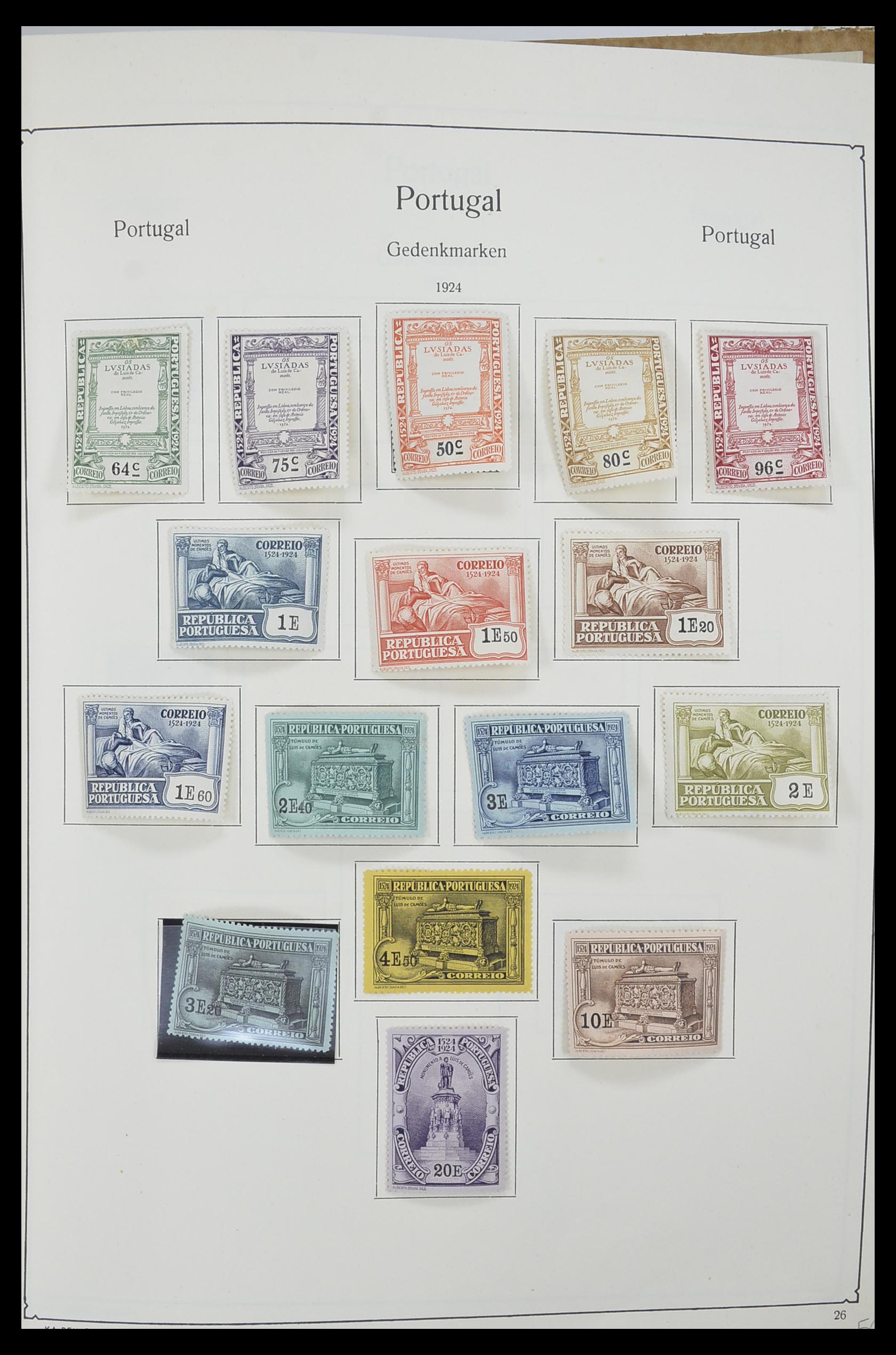 33205 030 - Postzegelverzameling 33205 Portugal 1853-1982.