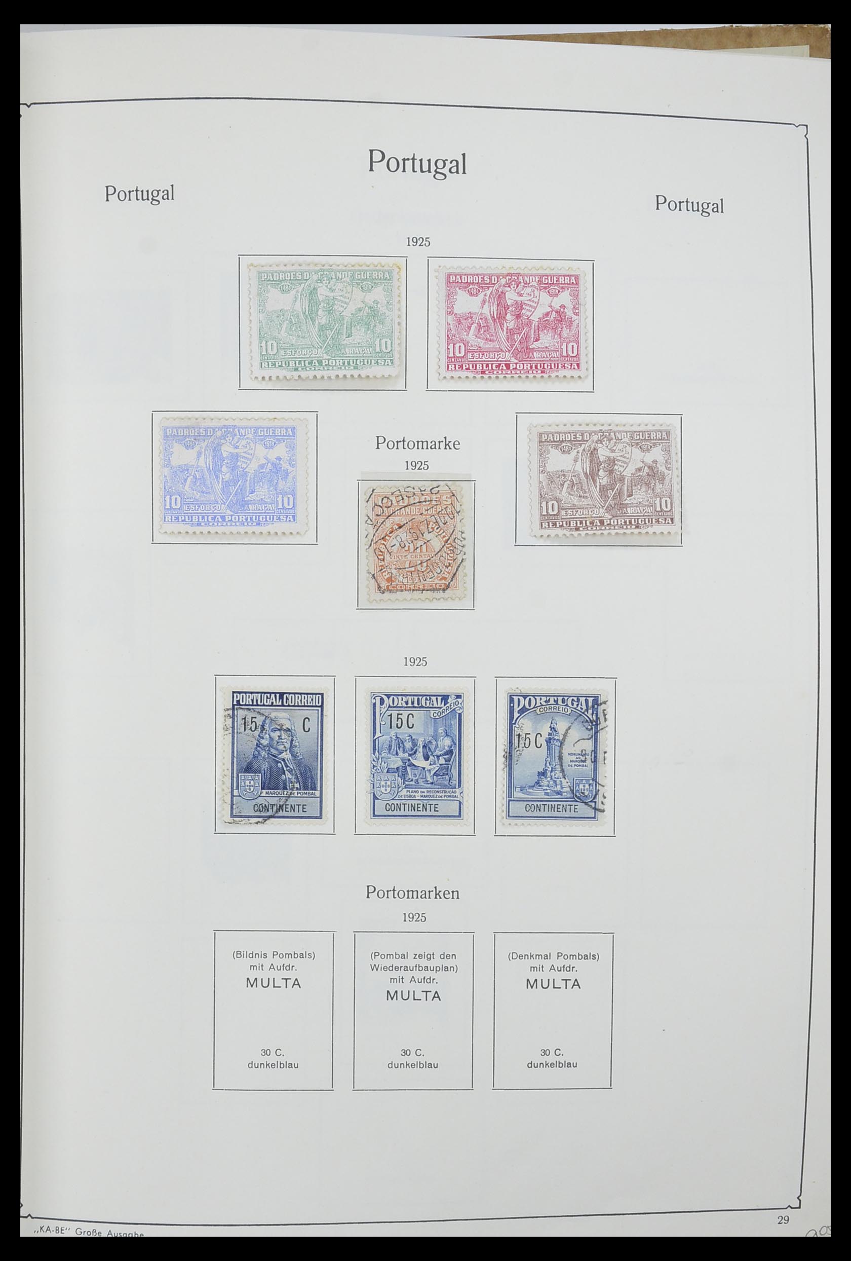 33205 031 - Postzegelverzameling 33205 Portugal 1853-1982.