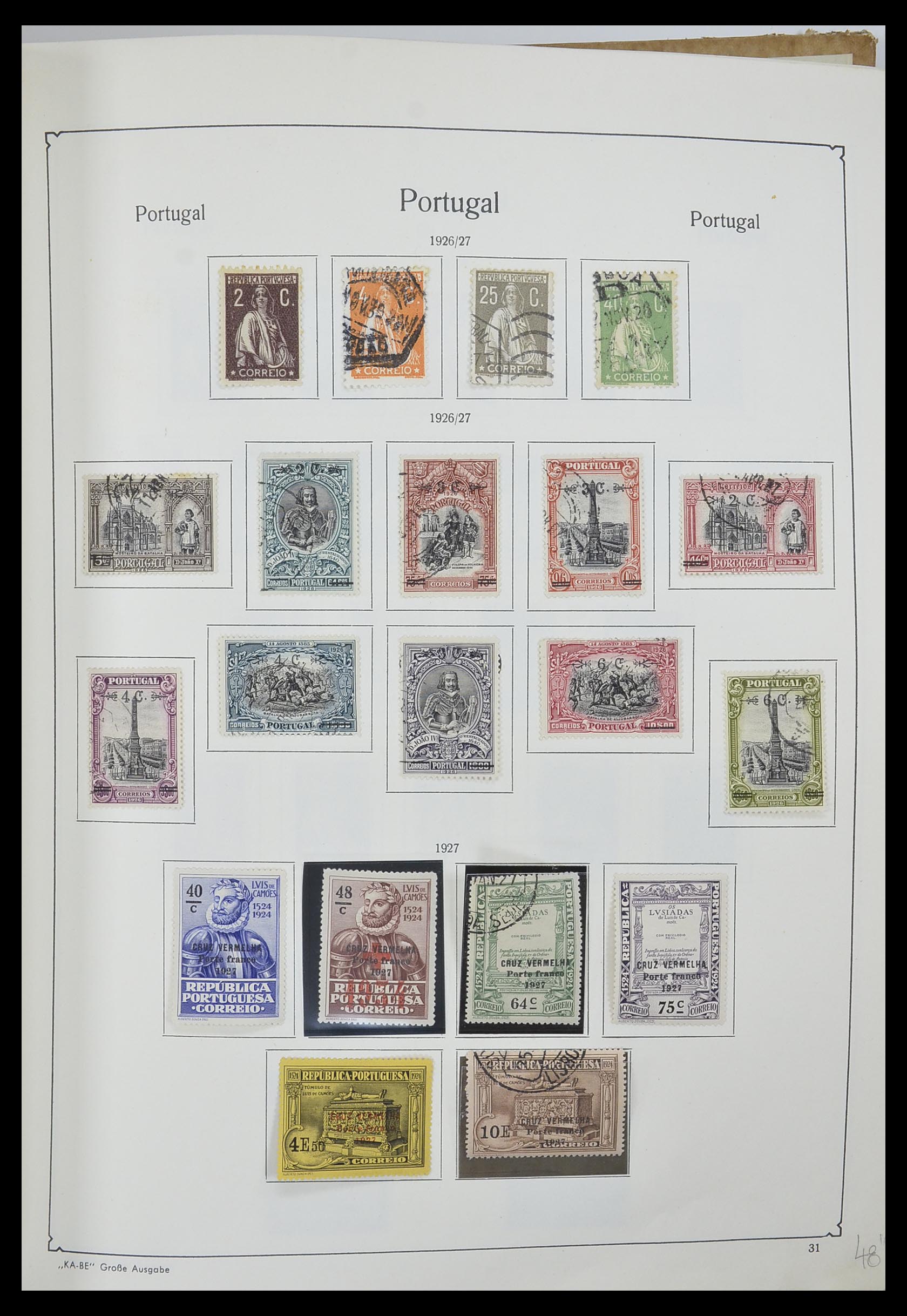 33205 032 - Postzegelverzameling 33205 Portugal 1853-1982.