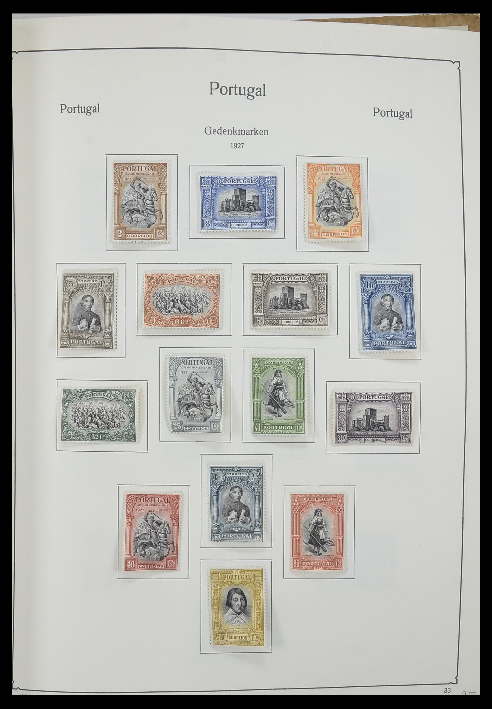 33205 034 - Postzegelverzameling 33205 Portugal 1853-1982.