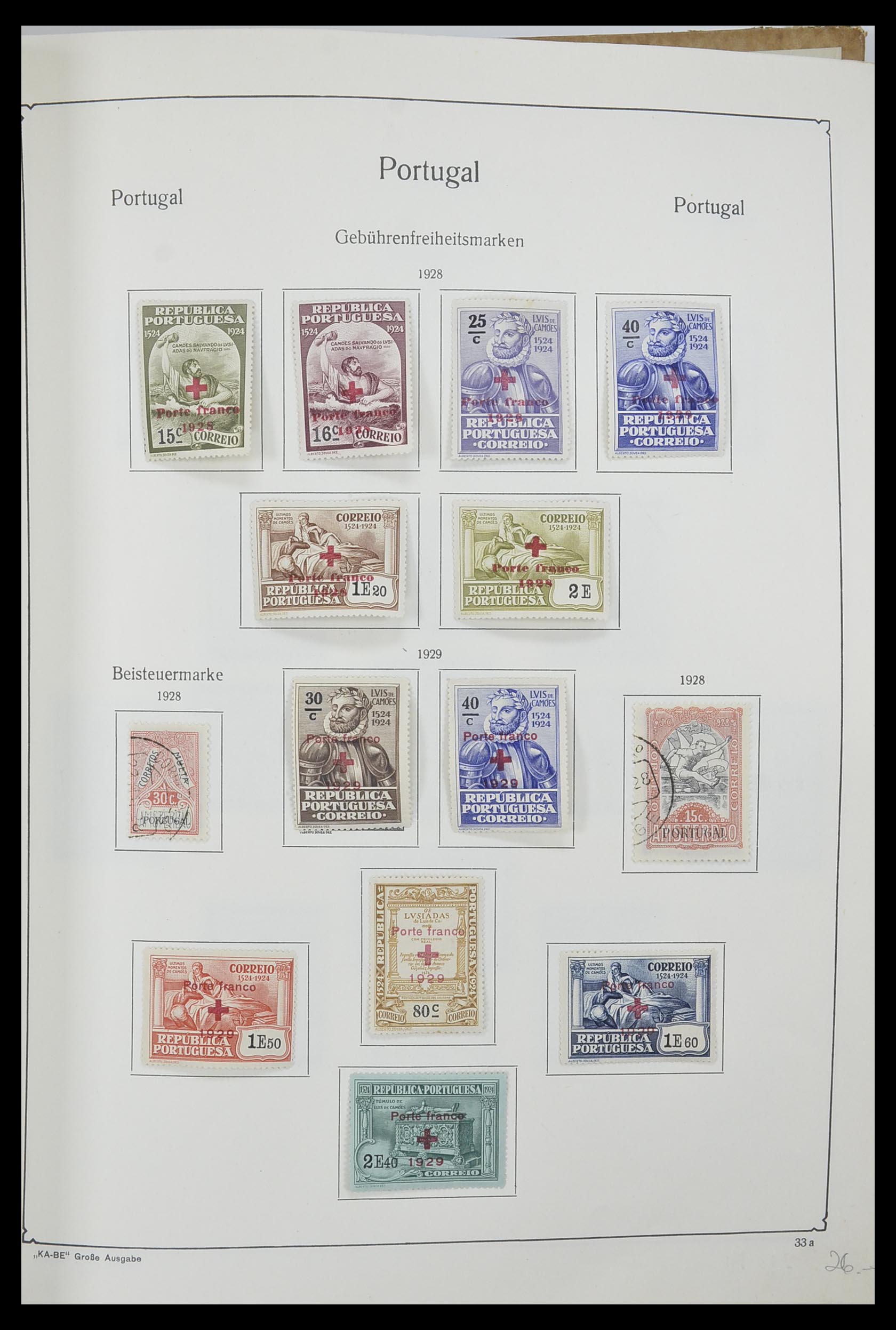 33205 035 - Postzegelverzameling 33205 Portugal 1853-1982.