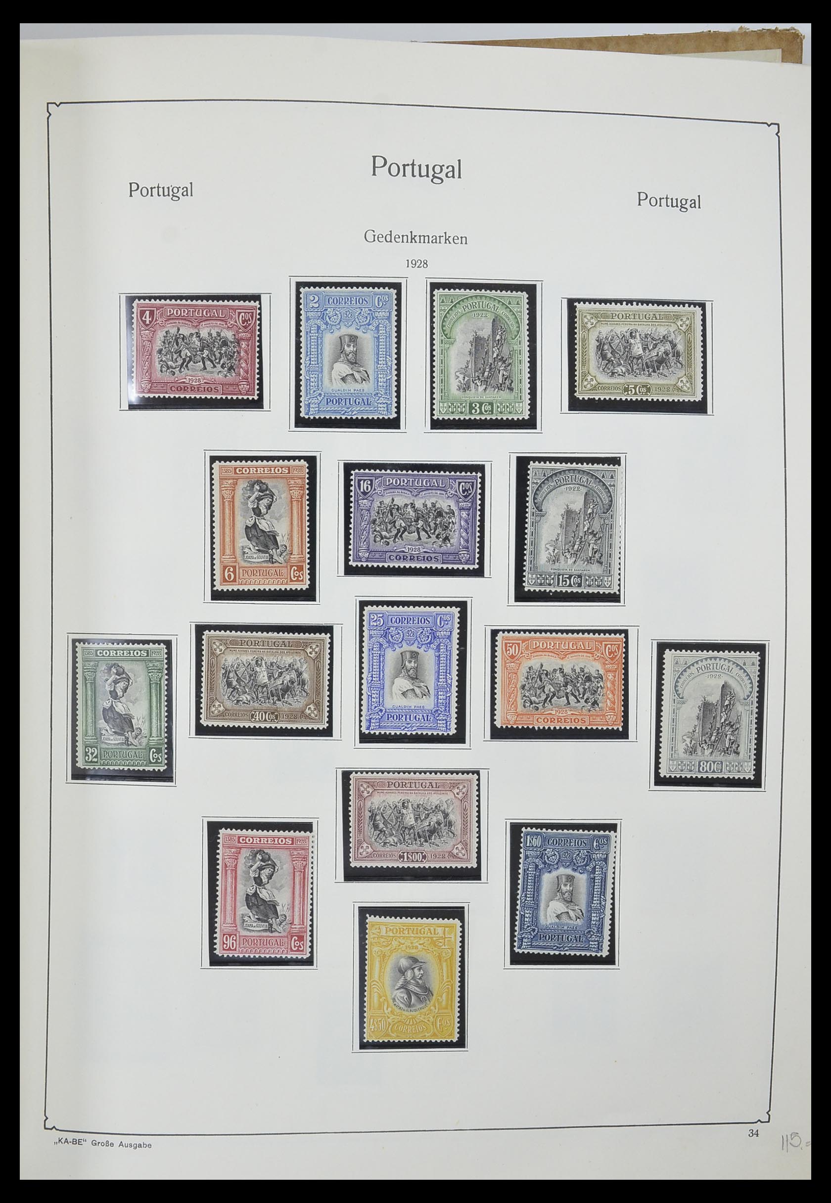 33205 036 - Postzegelverzameling 33205 Portugal 1853-1982.