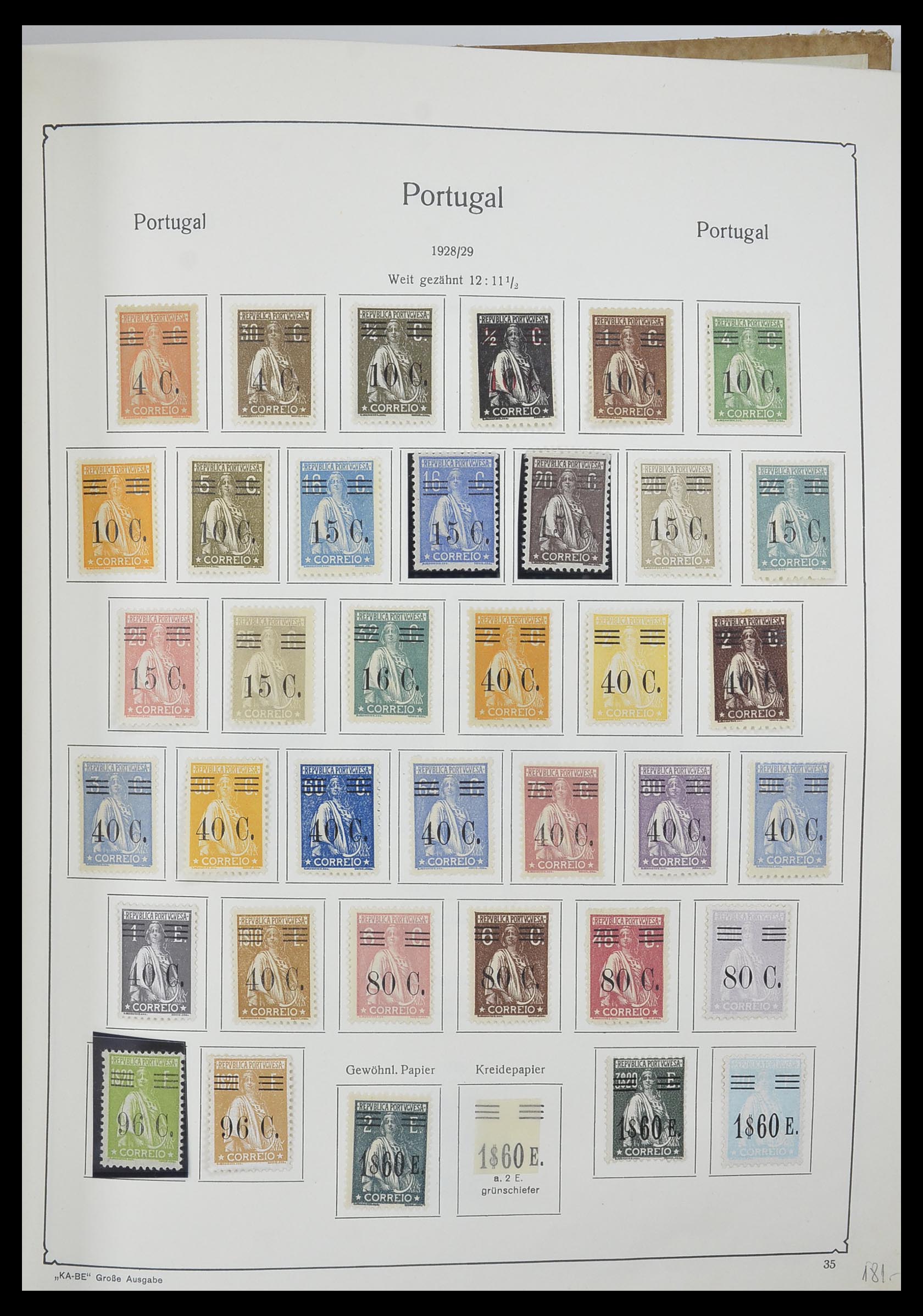33205 037 - Postzegelverzameling 33205 Portugal 1853-1982.