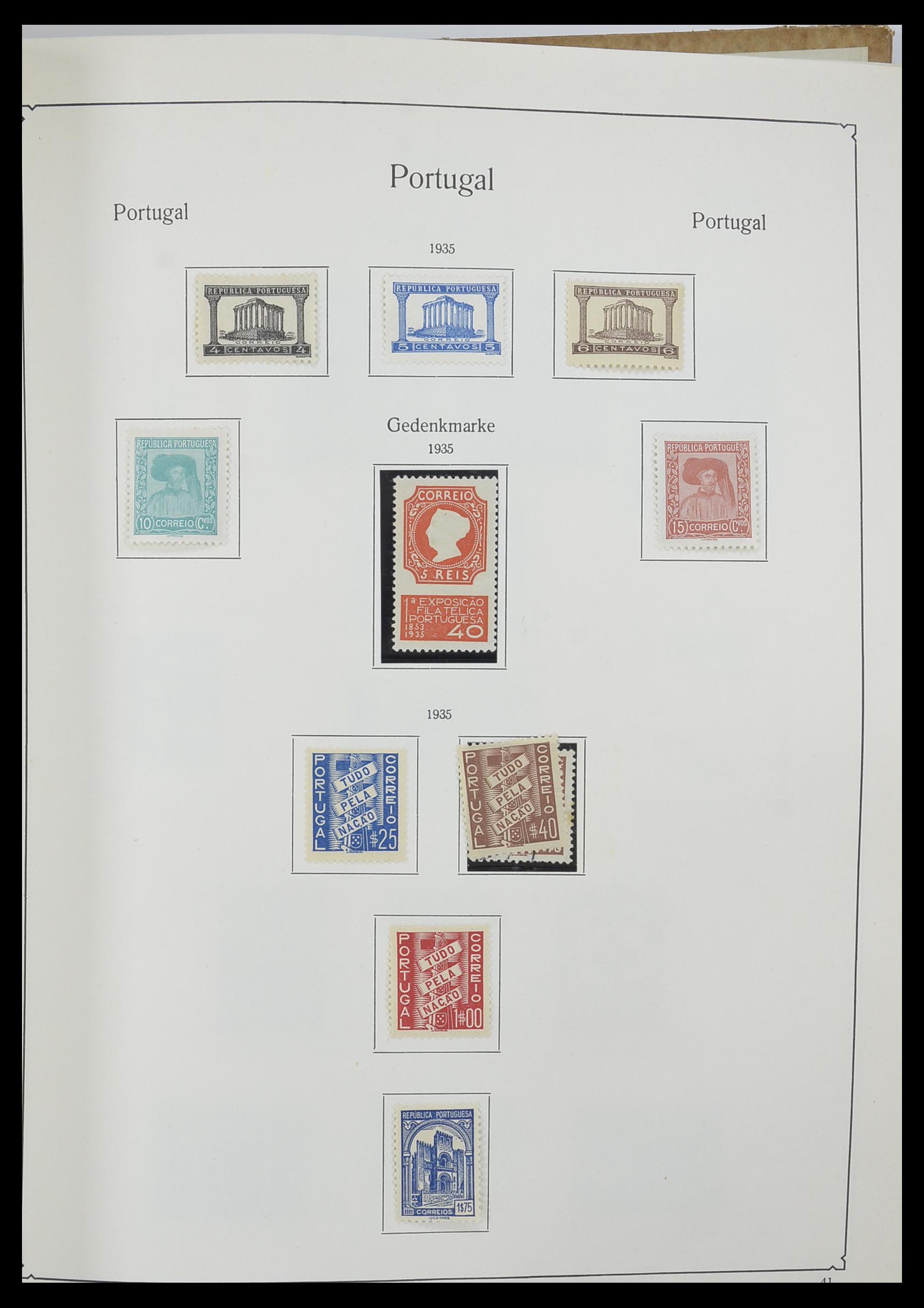 33205 046 - Postzegelverzameling 33205 Portugal 1853-1982.