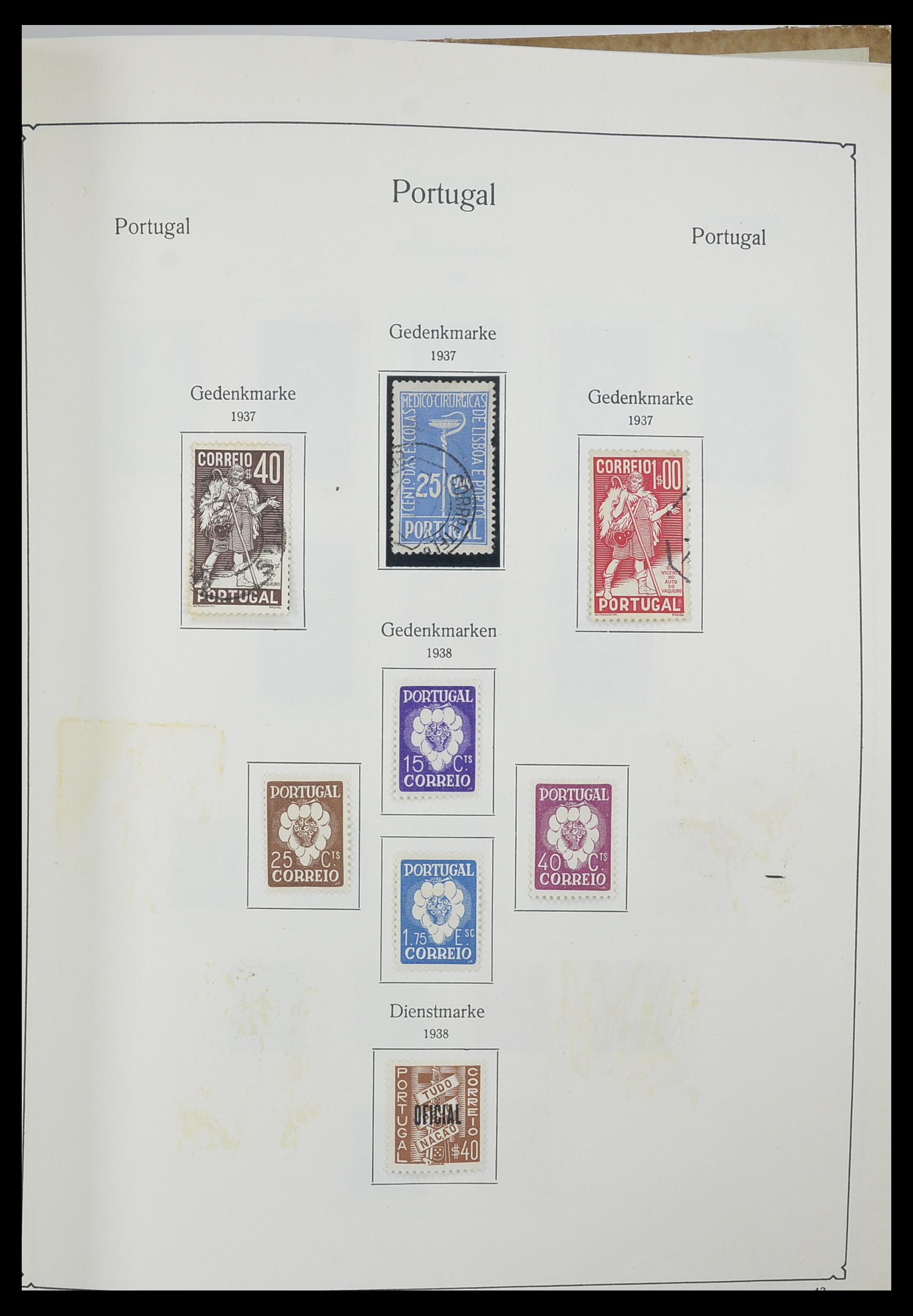 33205 049 - Postzegelverzameling 33205 Portugal 1853-1982.