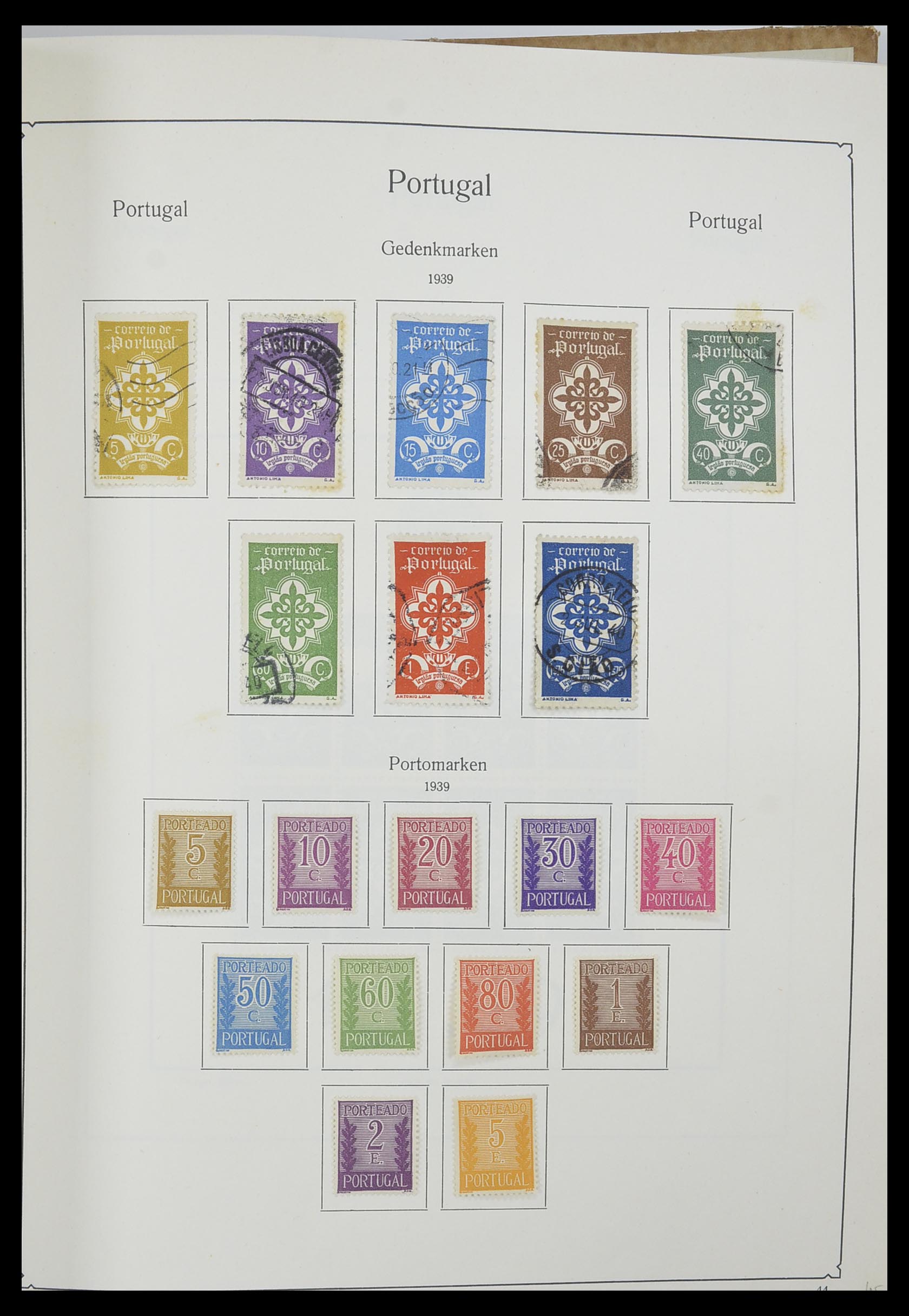 33205 050 - Postzegelverzameling 33205 Portugal 1853-1982.