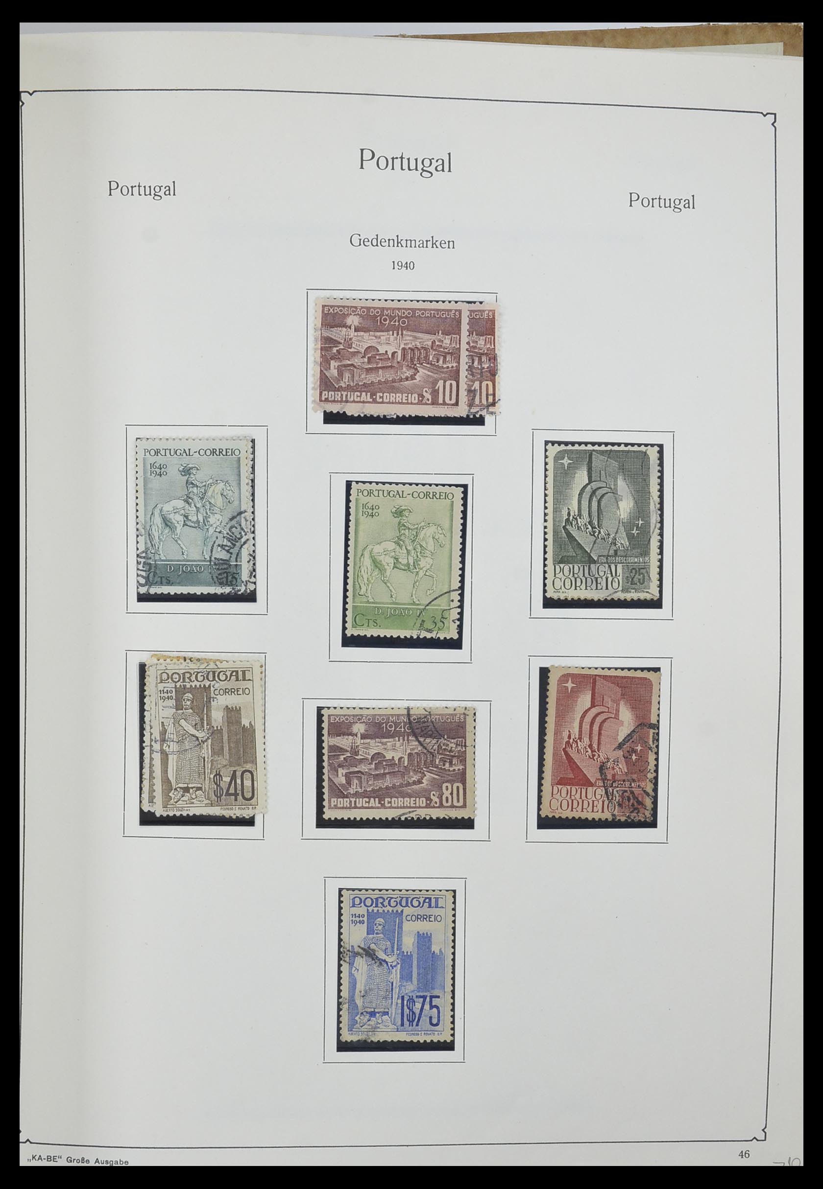 33205 051 - Postzegelverzameling 33205 Portugal 1853-1982.