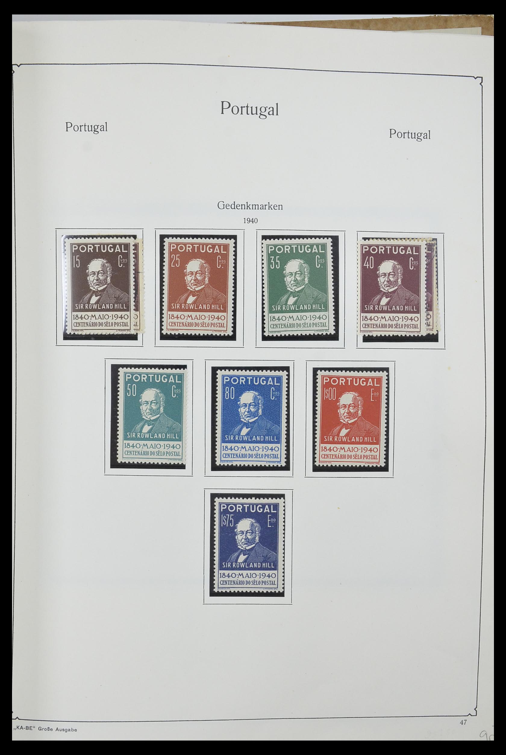 33205 053 - Postzegelverzameling 33205 Portugal 1853-1982.