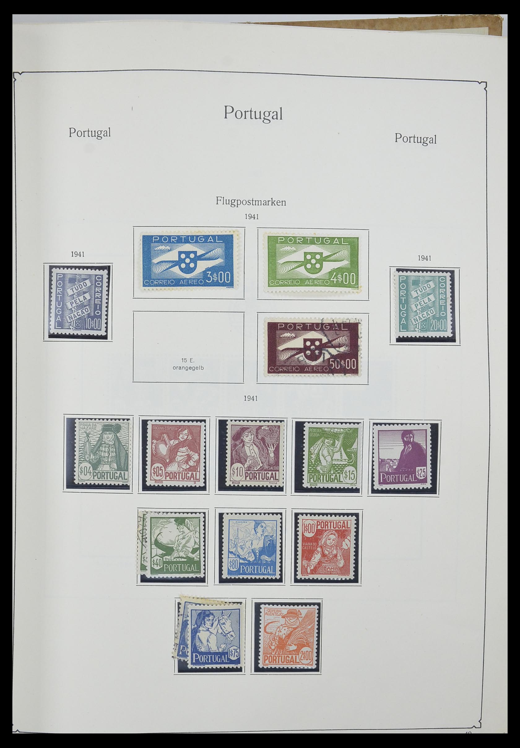 33205 055 - Postzegelverzameling 33205 Portugal 1853-1982.