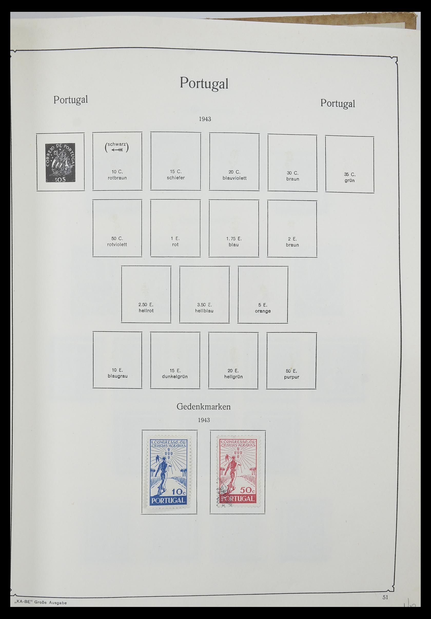 33205 056 - Postzegelverzameling 33205 Portugal 1853-1982.
