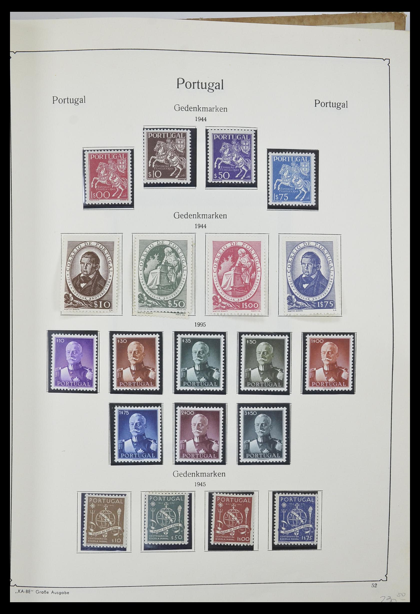 33205 057 - Postzegelverzameling 33205 Portugal 1853-1982.