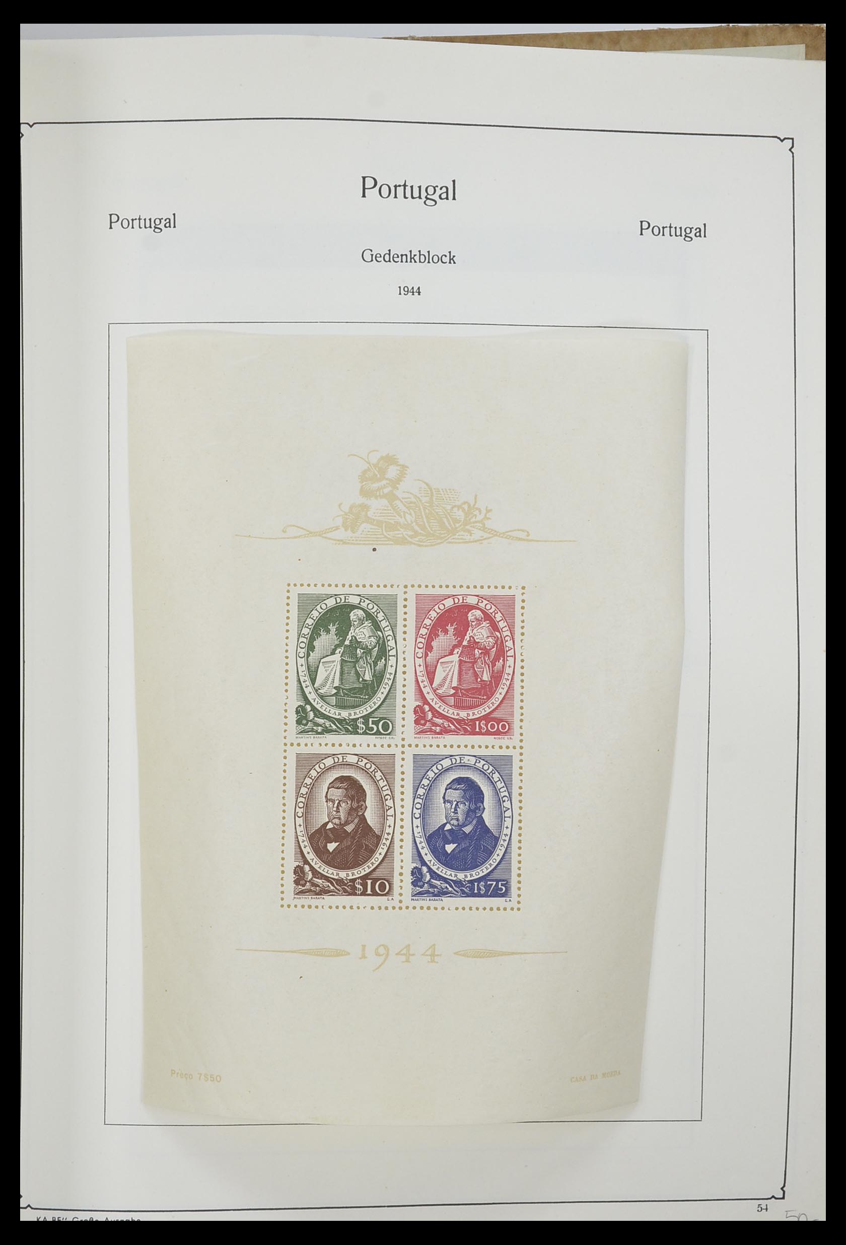 33205 059 - Postzegelverzameling 33205 Portugal 1853-1982.