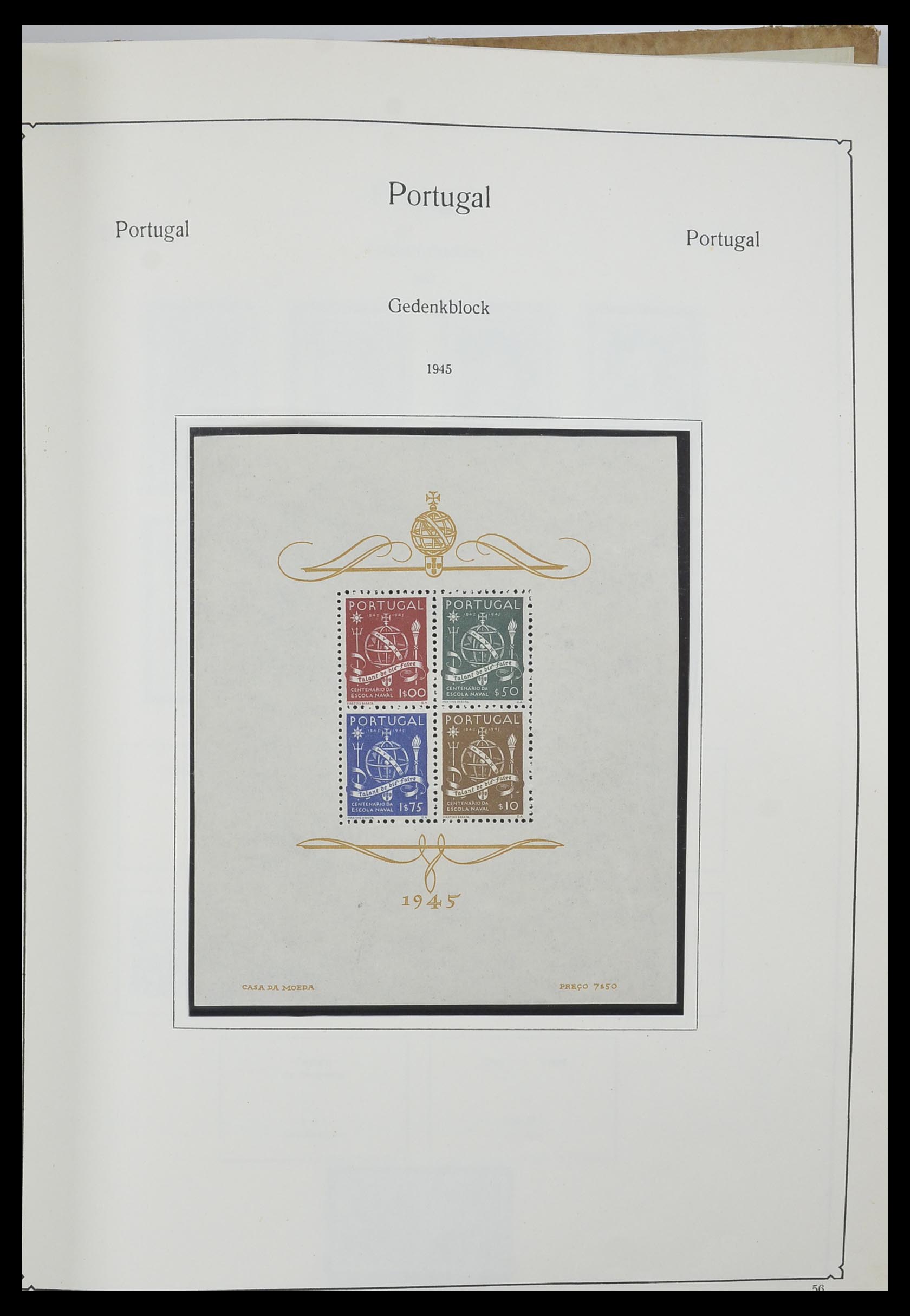 33205 061 - Postzegelverzameling 33205 Portugal 1853-1982.