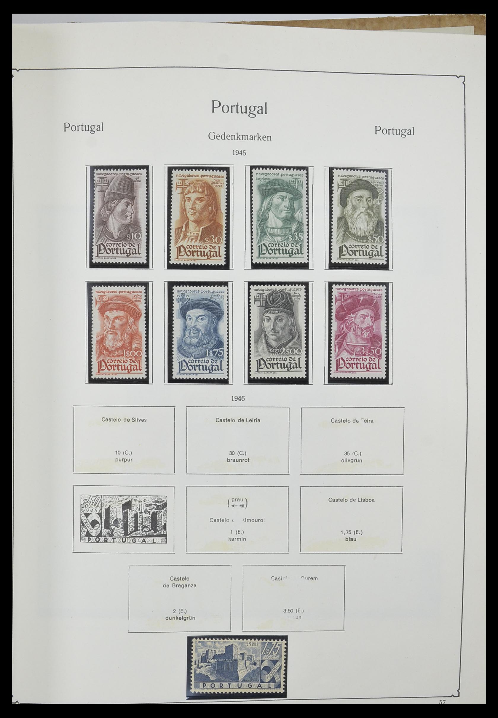 33205 062 - Postzegelverzameling 33205 Portugal 1853-1982.